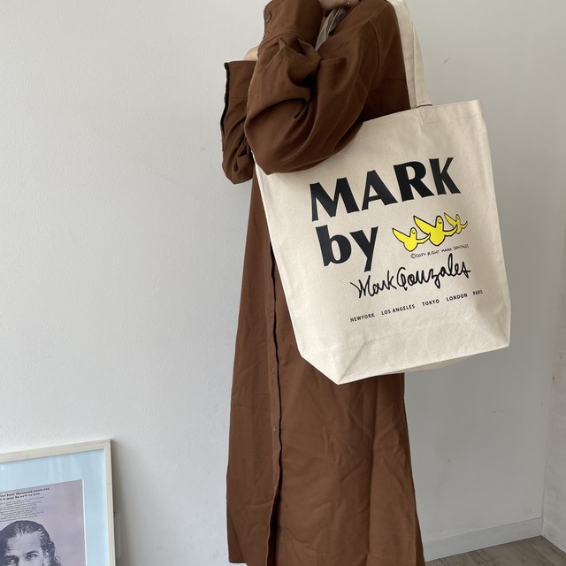 愛らしいデザイン＆大容量が魅力♪【 Mark Gonzales  】 バラエティ トートバッグ