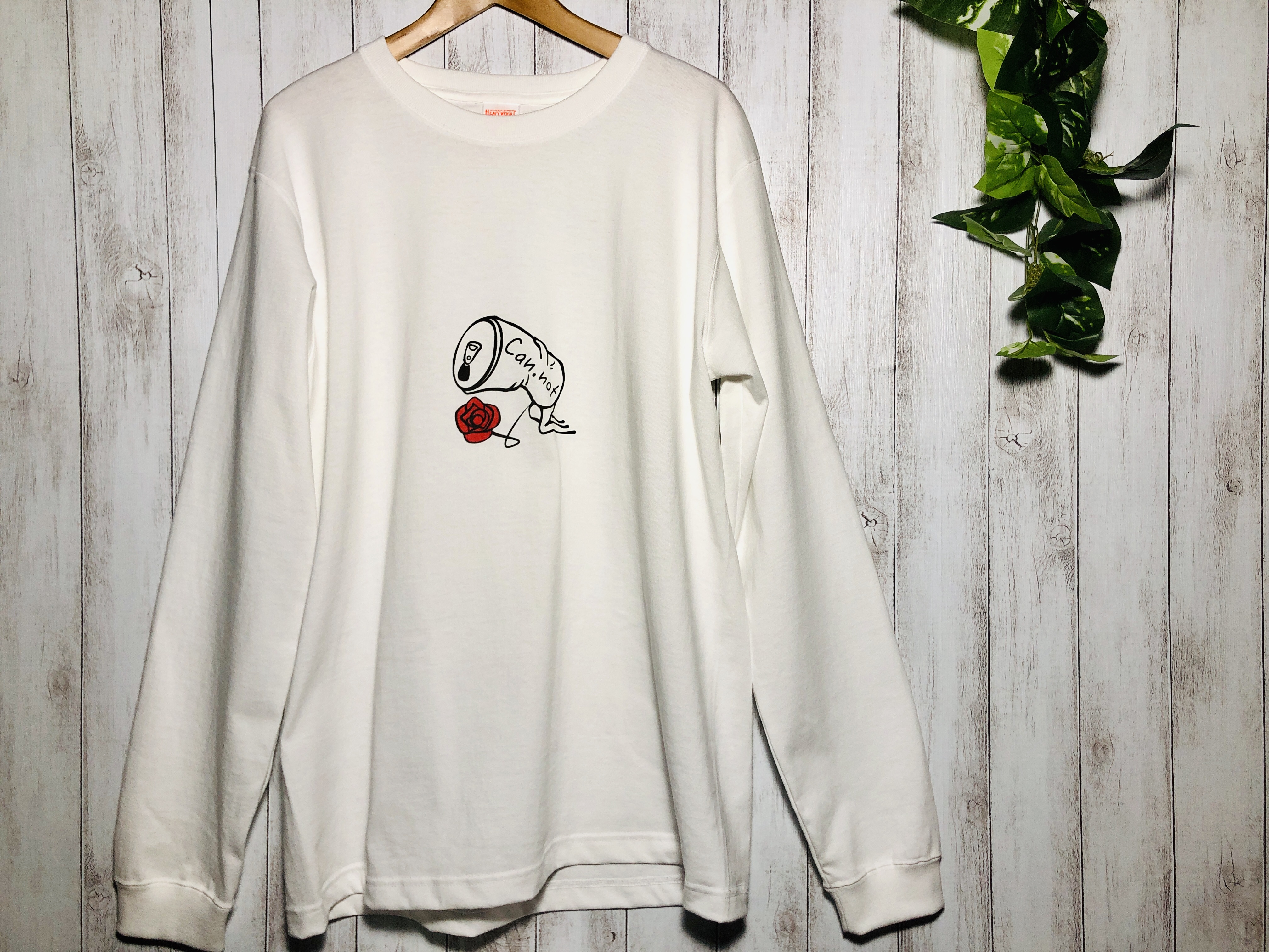 【Can.not🌹 シンプルでかわいいロングTシャツ スケーター・ストリート系ファッションブランド