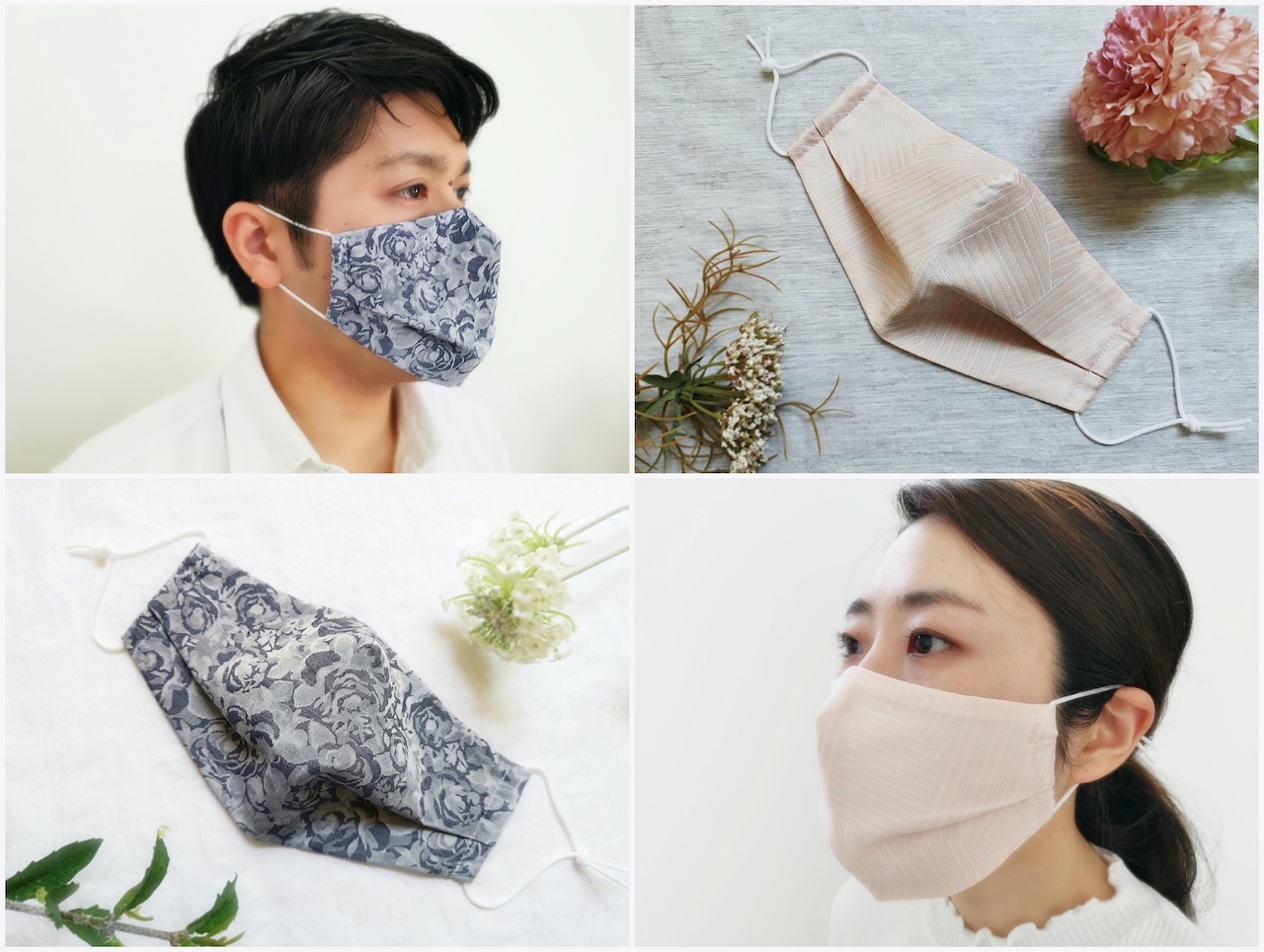 桐生の織物メーカーが手がける ちょっと贅沢な布マスク「彩-AYA-」