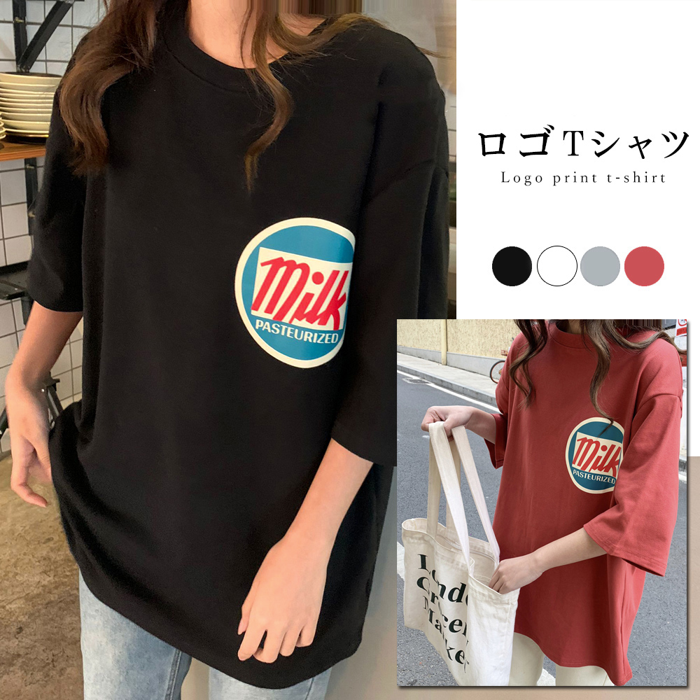 ロゴtシャツ レディース 半袖 