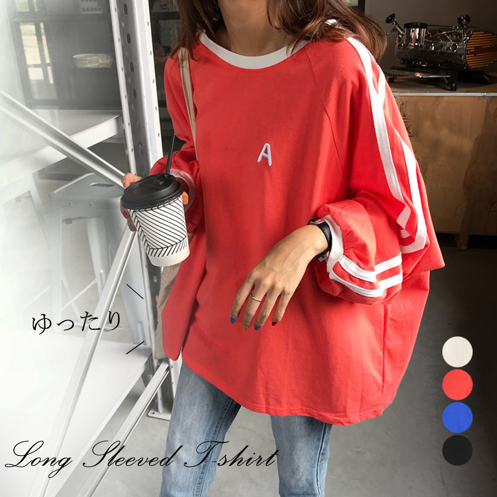 Tシャツ レディーストップス 長袖 