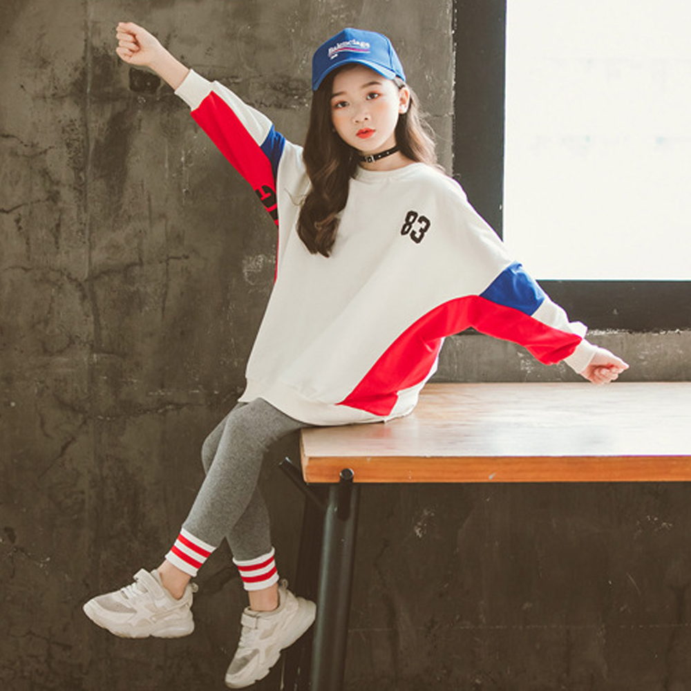 子供服 女の子 セットアップ ロゴプリント 長袖 レギンス おしゃれ ベビー服 キッズ 