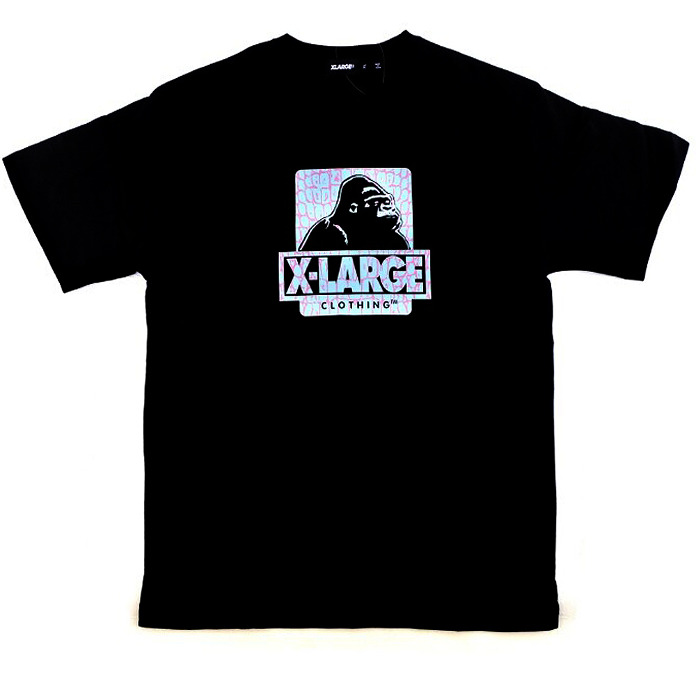   X-LARGE エクストラ ラージ メンズ半袖ロゴプリントTシャツ