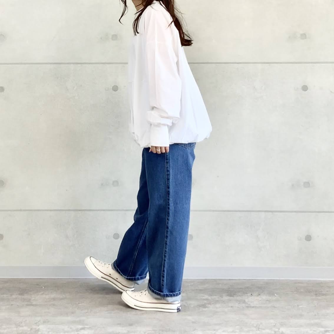 【ボトムスにお悩みの女子集合！】ちょうどいいセミワイドデニムが欲しすぎる♡