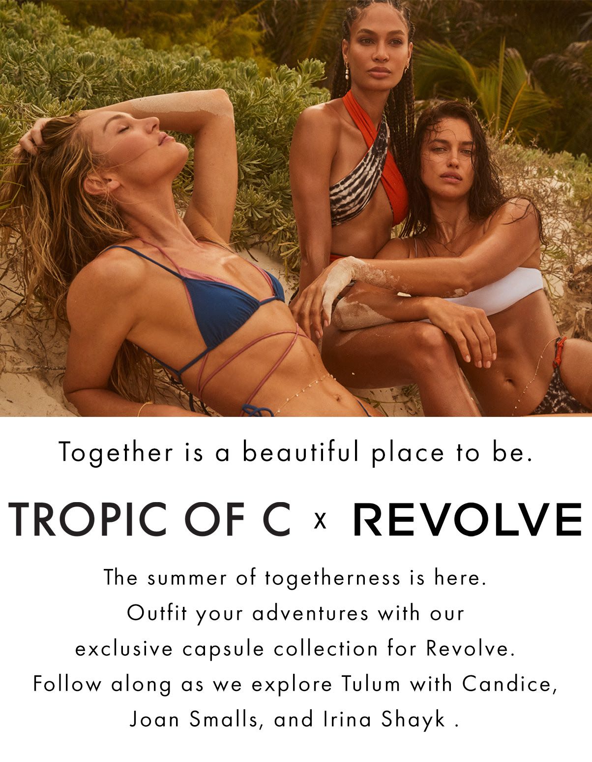 Tropc Of C X Revolve 人気モデルが着こなすコラボビキニ Kisslife