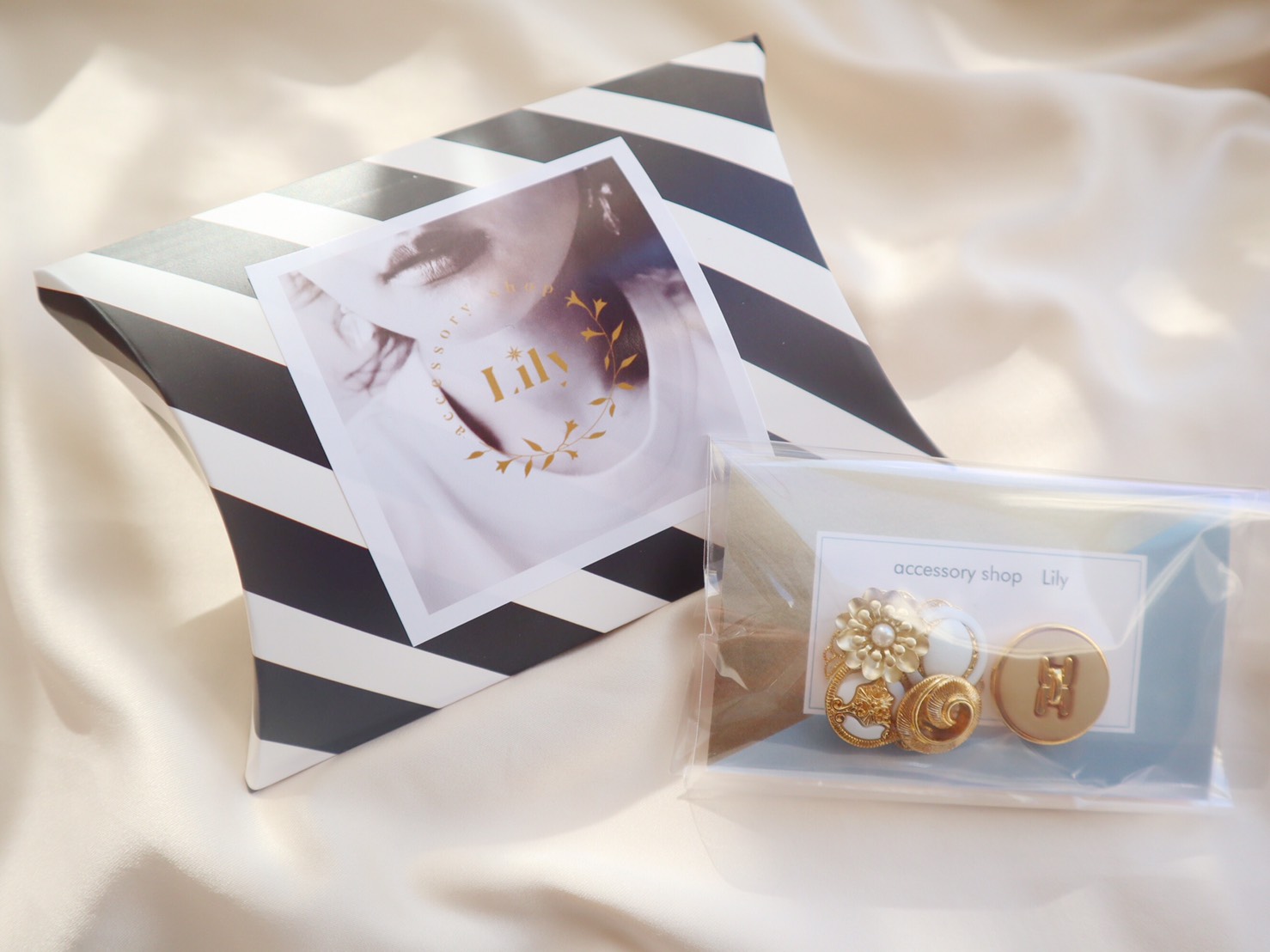 簡単 ラッピングケースの使用方法 アクセサリーshop Lily