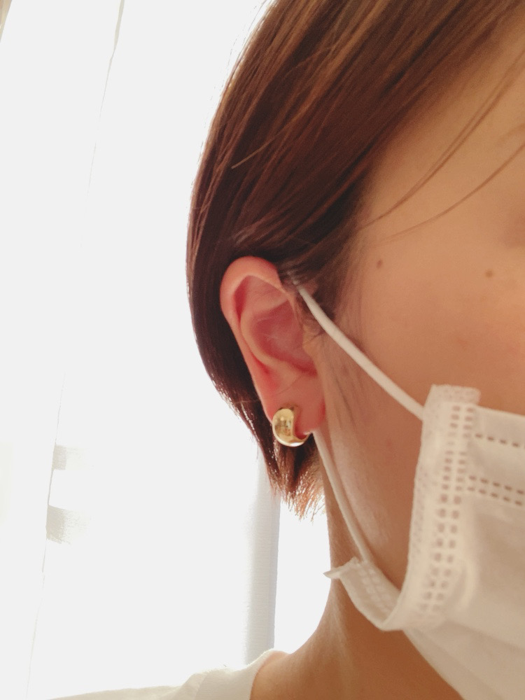 マスクを付けてても邪魔にならないピアスはこれ【ストレスフリーなアクセサリー】