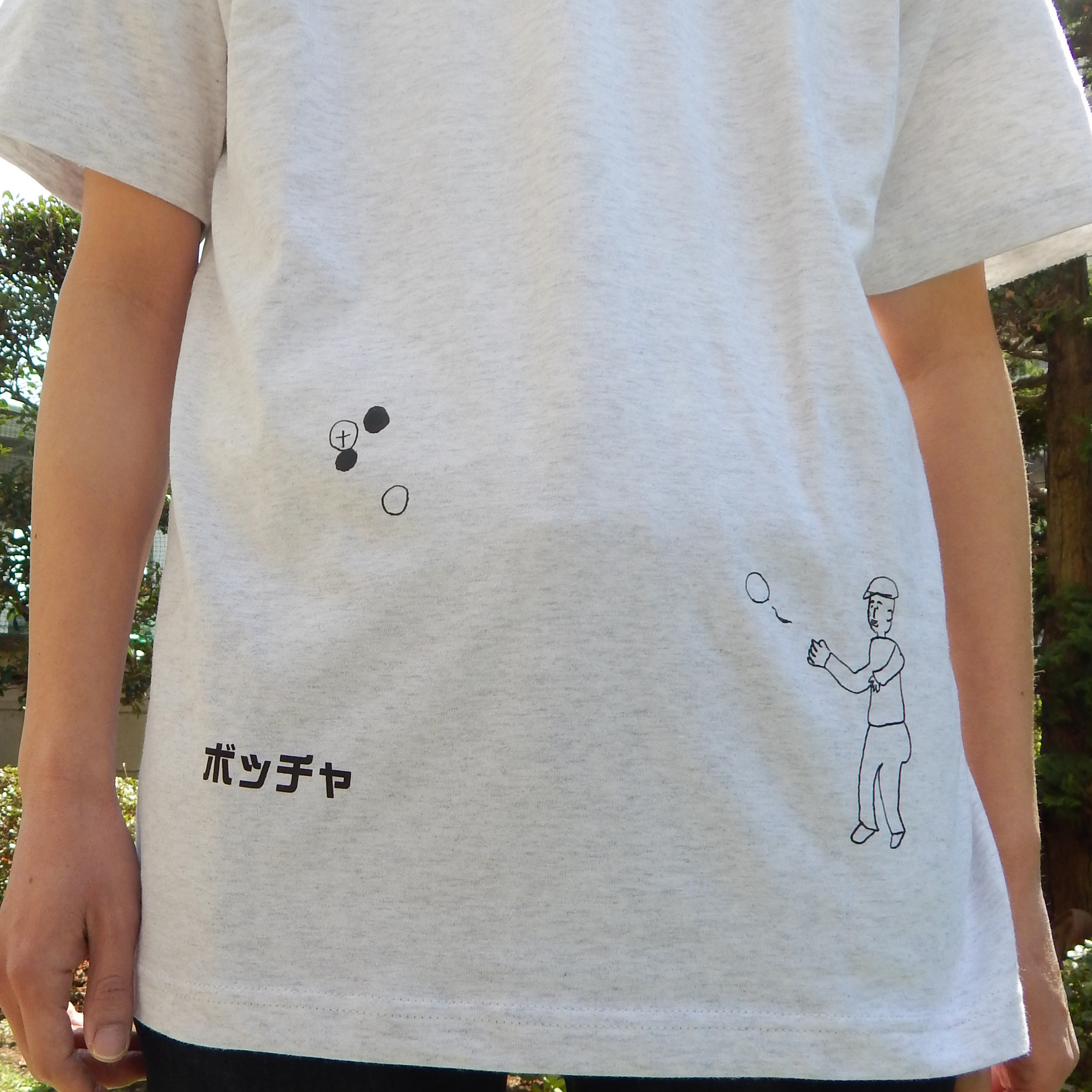 東京パラリンピック競技『ボッチャ』のイラストをTシャツにしました！！！