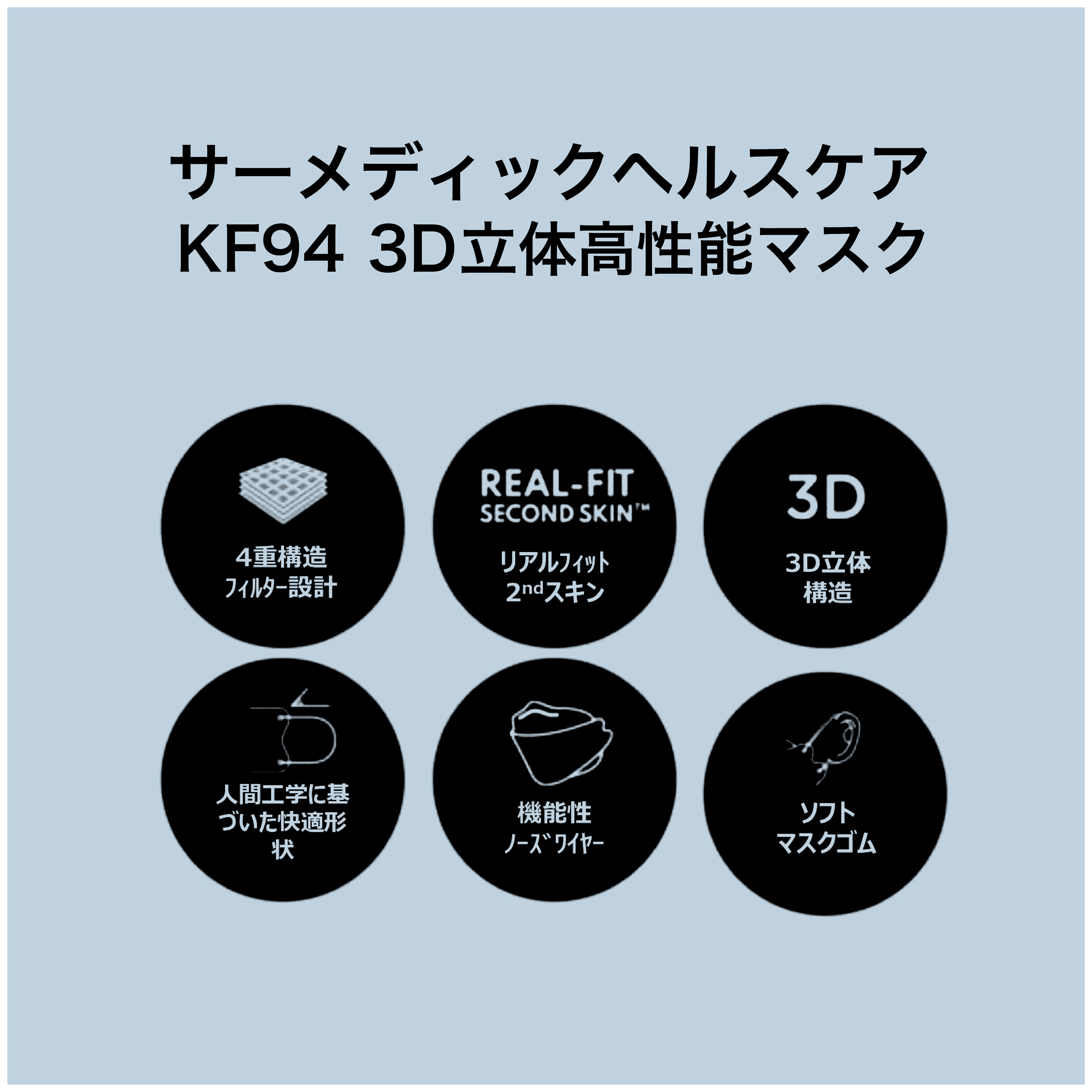 【快適な新型コロナウイルスの対策をしたいあなたへ】韓国で流行中の肌にやさしい3D立体高性能マスク