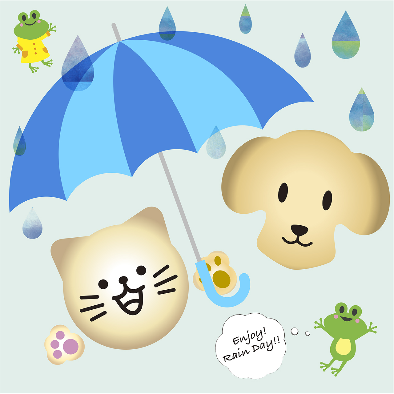 東京の今日は雨。明日はお天気よさそうですね♡
