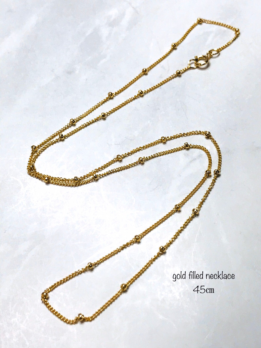 新商品☆「gold filled necklace」☆を掲載致しました!!!!!