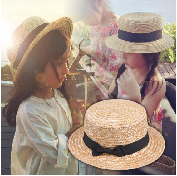 【10％ＯＦＦクーポン配布中】子供　麦わら帽子　UVカット　UV対策