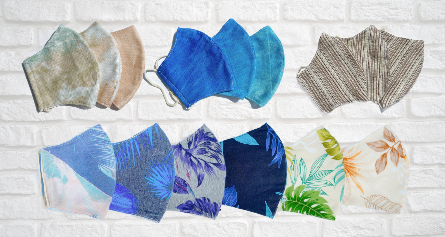 肌にやさしくフィットするハンドメイドマスク