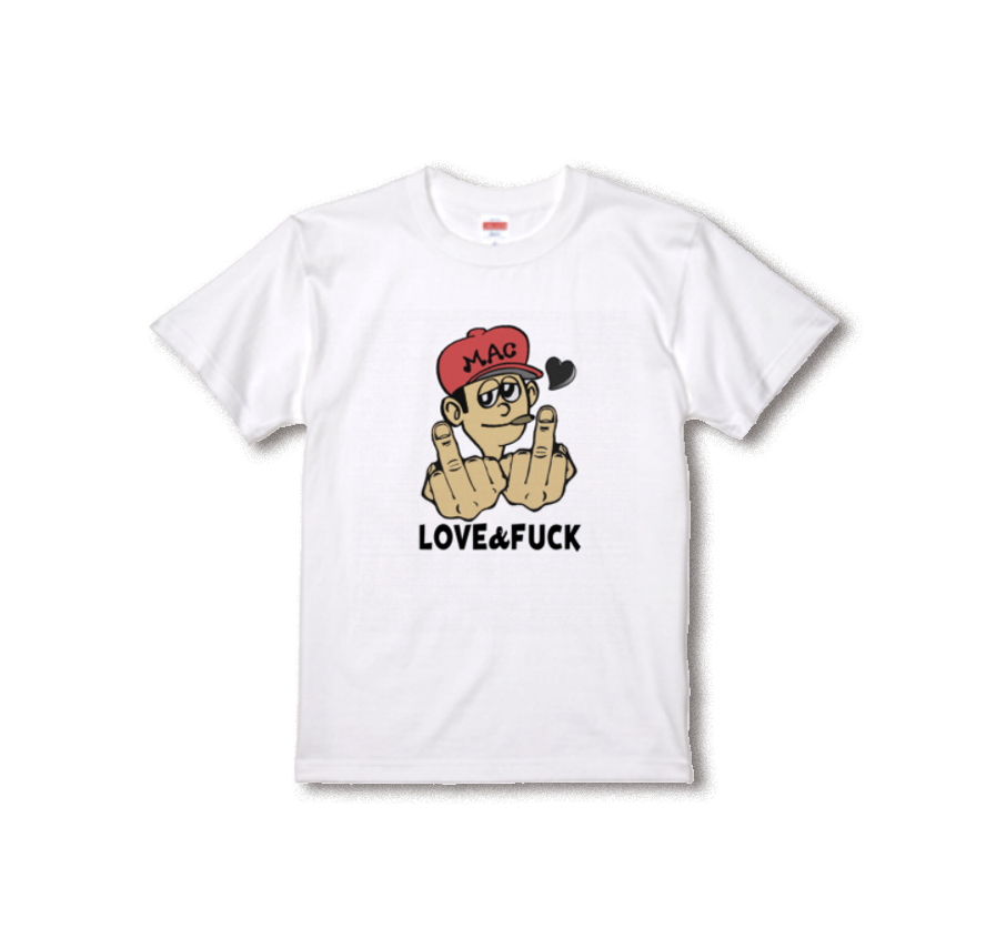 限定着 ポップな中指tシャツ販売してます 店のロゴでスケボー少年をフロントにプリント Base Mag 限定着 ポップな中指tシャツ販売してます 店のロゴでスケボー少年をフロントにプリント Base Mag