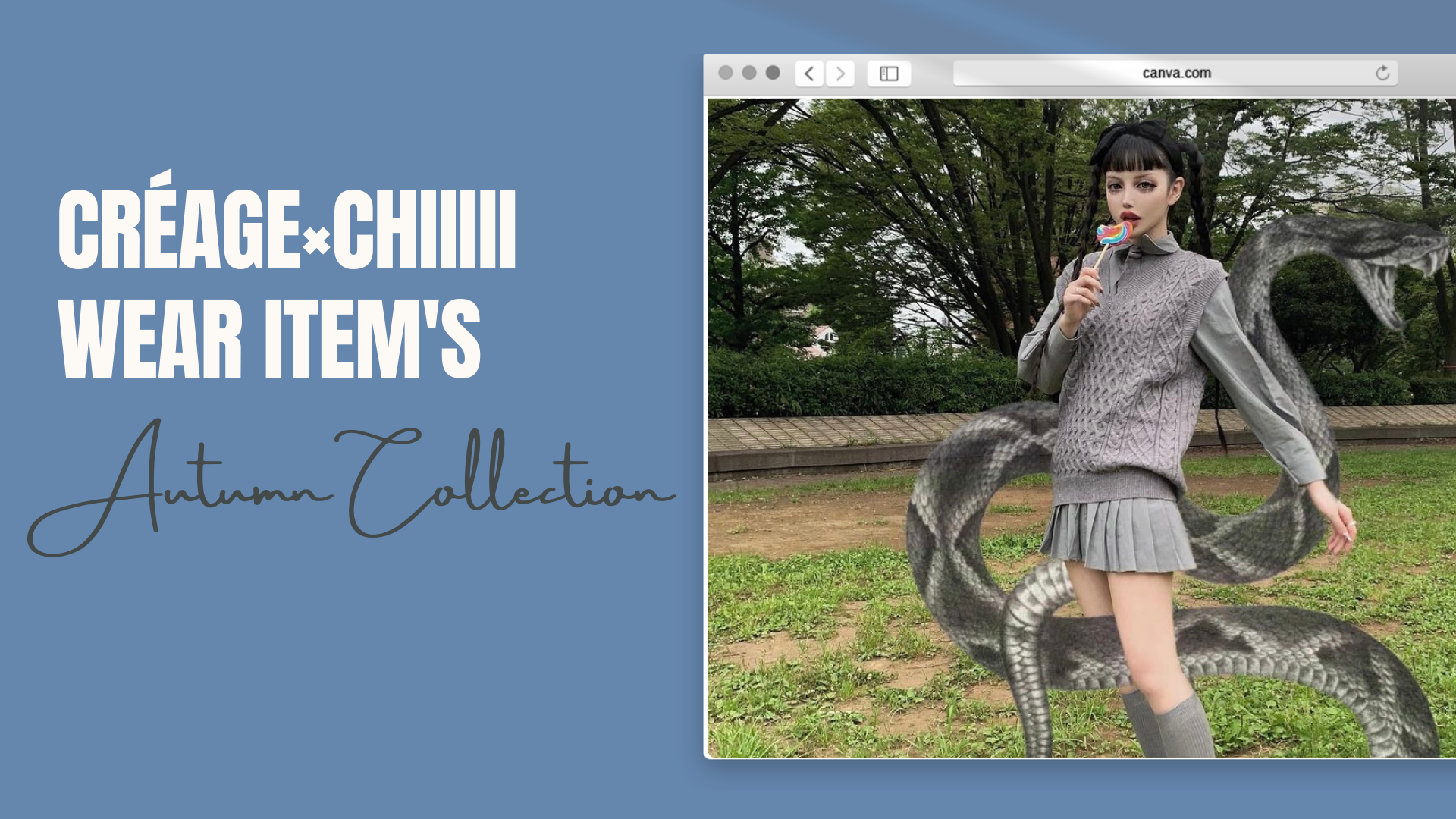 "CRÉAGE × Chiiiii” 憧れのChiiiiちゃんとおそろいスタイル♡