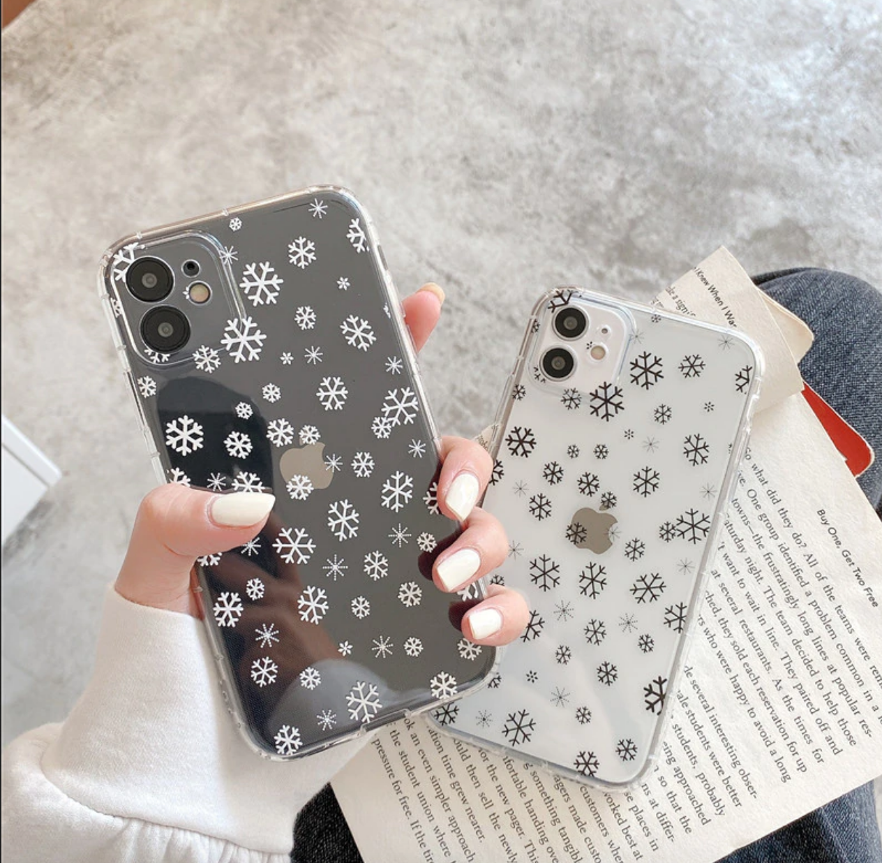 冬の始まりにふさわしいデザインといえば・・・  iphone12対応の新作スマホケース