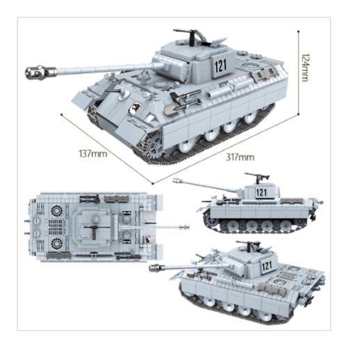 レゴ互換 ドイツ軍の戦車セットを好評発売中 兵士ミニフィグと武器付き Base Mag レゴ互換 ドイツ軍の戦車セットを好評発売中 兵士ミニフィグと武器付き Base Mag