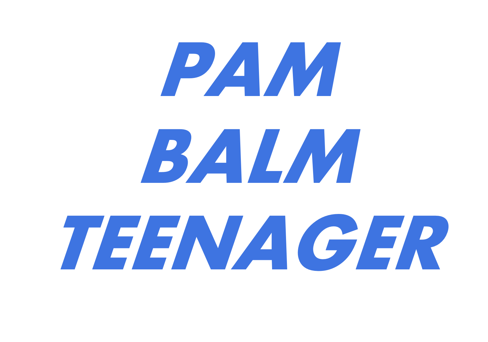 東京発ストリートブランド「Pam Balm Teenager」、ファーストアイテムリリース！