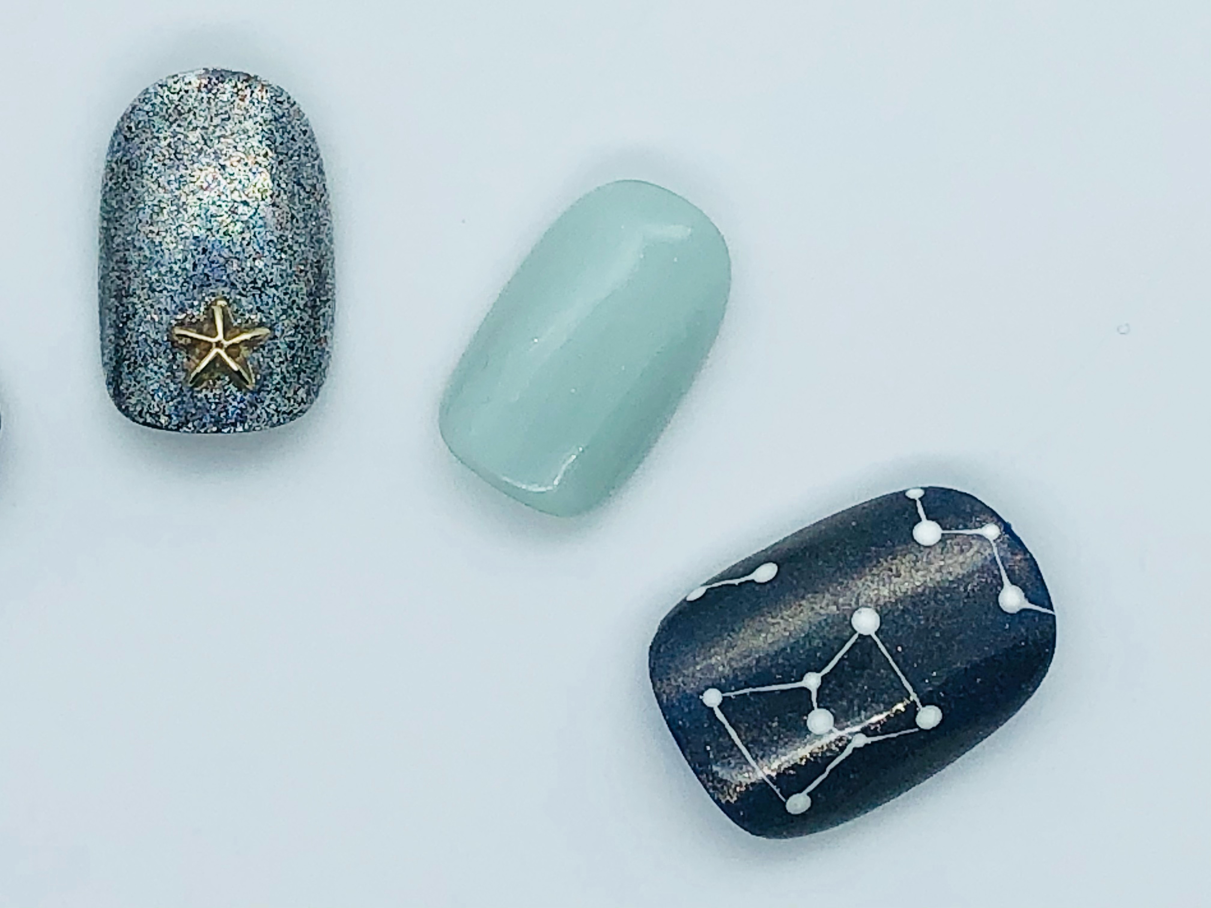 夜の星空ネイル Daia Nail Yokohama