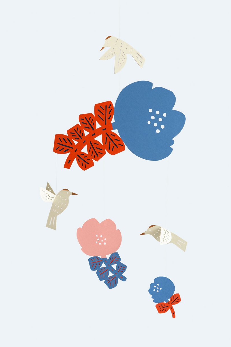 花とハチドリーhummingbirdー 日本生まれのモビール マニュモビールズ 公式オンラインストア