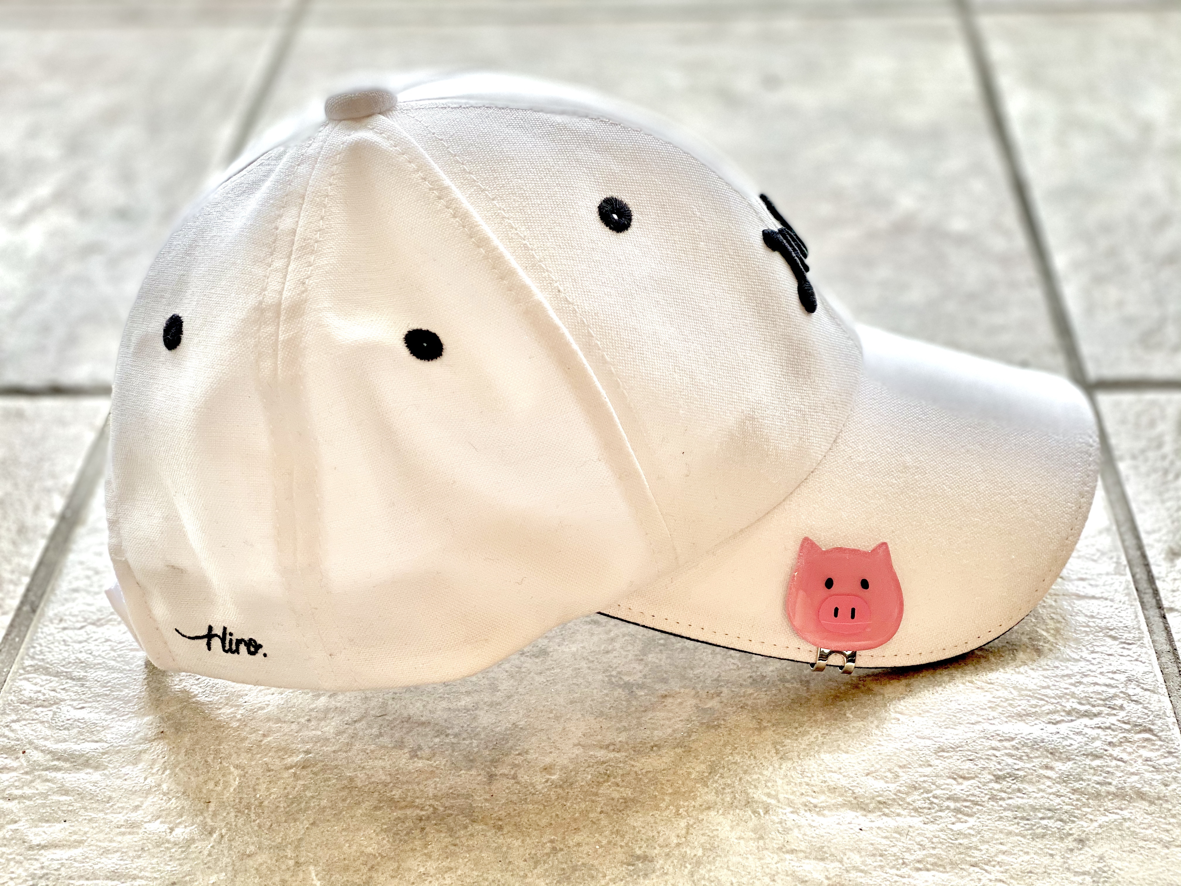 ゴルフマーカー ぶたさん マグネットタイプ Hrkgolf