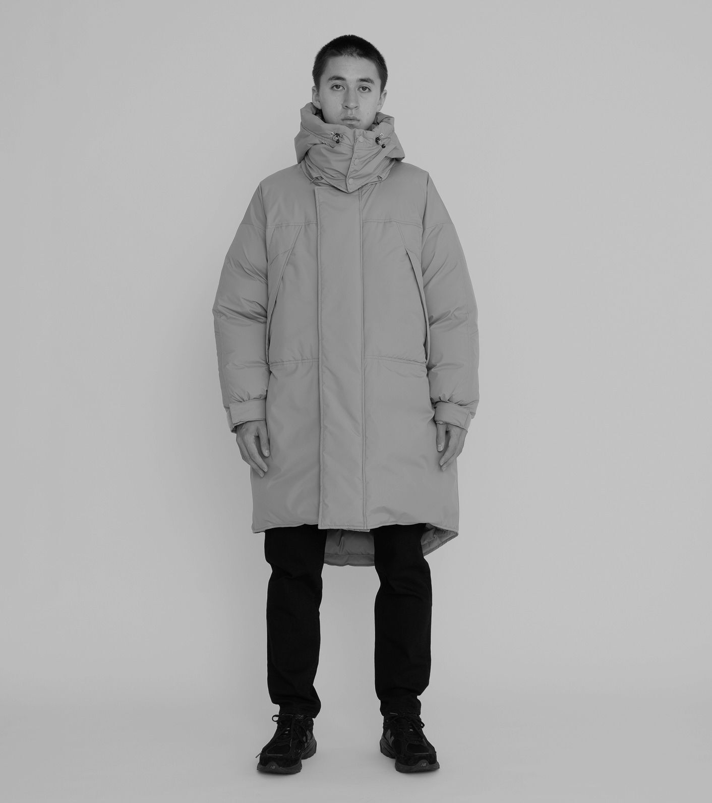 the north face purple label down coat