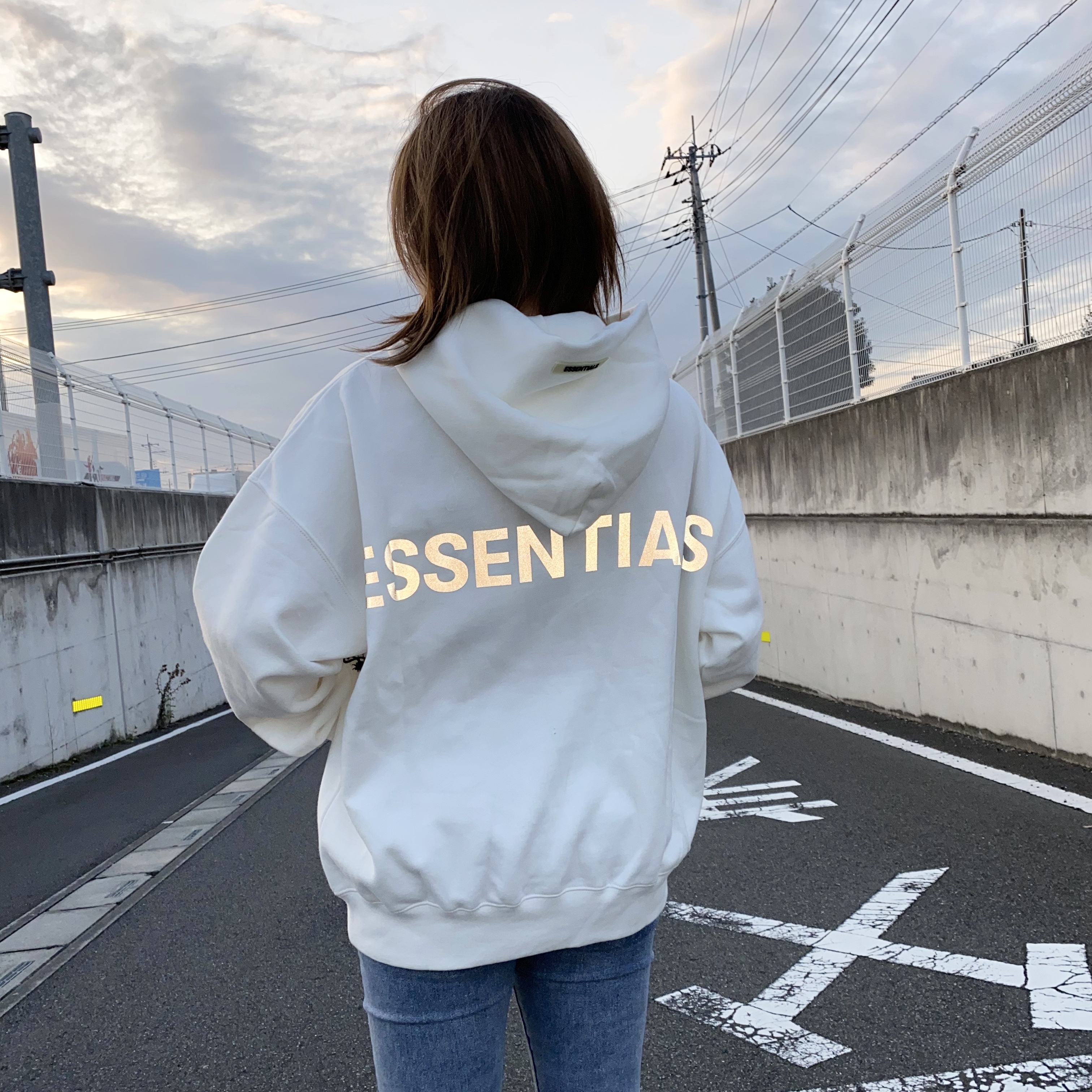 FOG ESSENTIALS 男女兼用ビッグロゴ.リフレクティブパーカー - パーカー