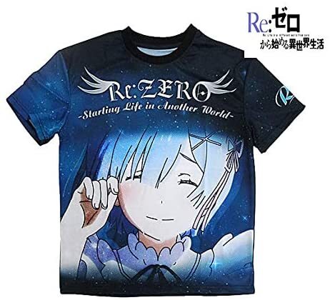 Re ゼロから始める異世界生活 フルグラフィック Tシャツ レム グッズ Re ゼロ リゼロ Re Tシャツ 服 プライズ アミューズメント雑貨のホビーポート