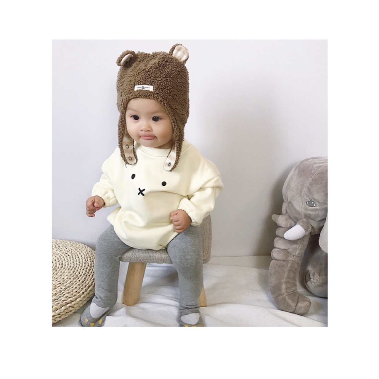 お口ミッフィーロンパース こどもふく Princessbaby