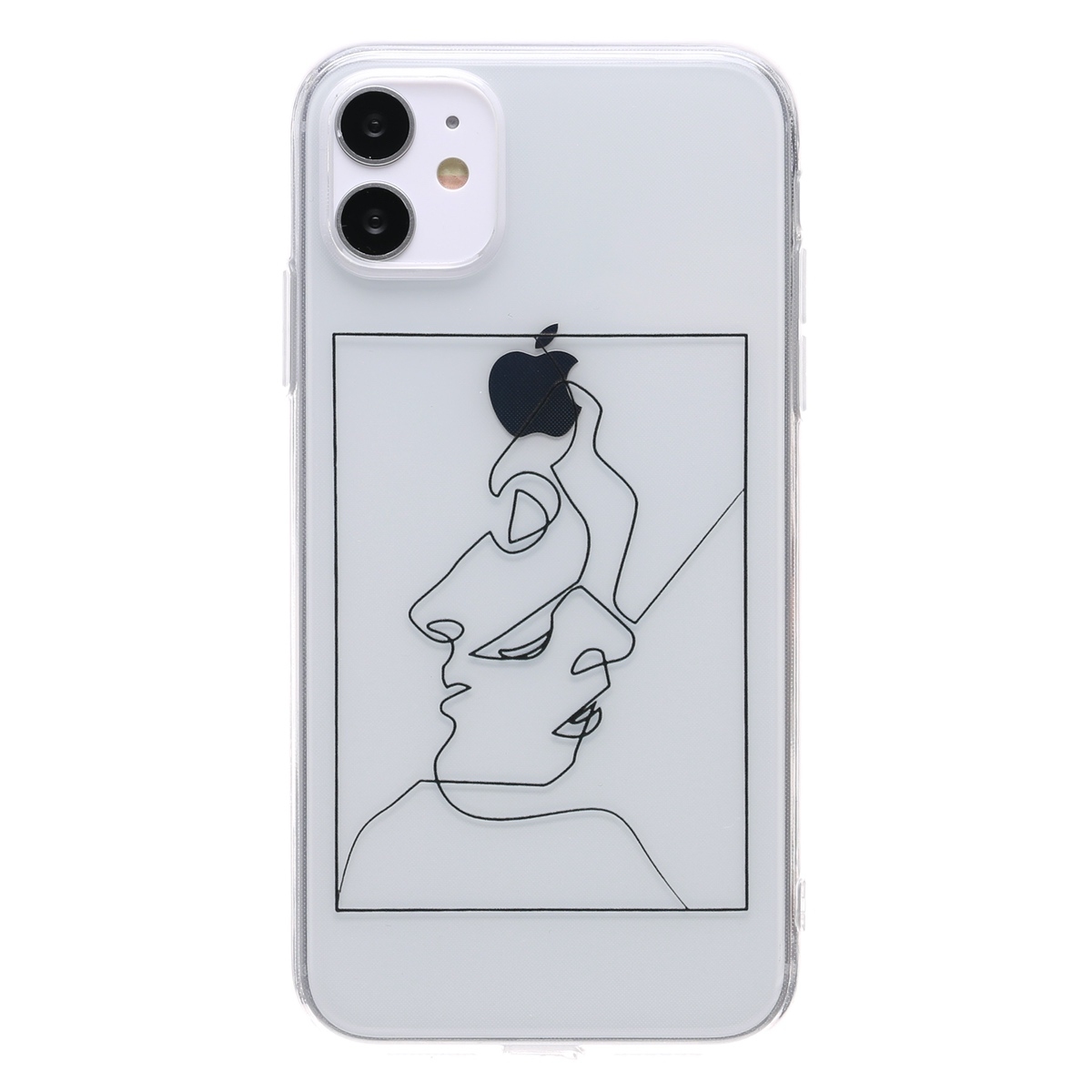 Iphone ケース 韓国 シンプルイラスト デザイン モチーフ 個性的 カラフル クリア シンプル ケース 可愛い お洒落 Iphone7 8 Iphonex Xs Iphonexr セレクトショップオンリーユー