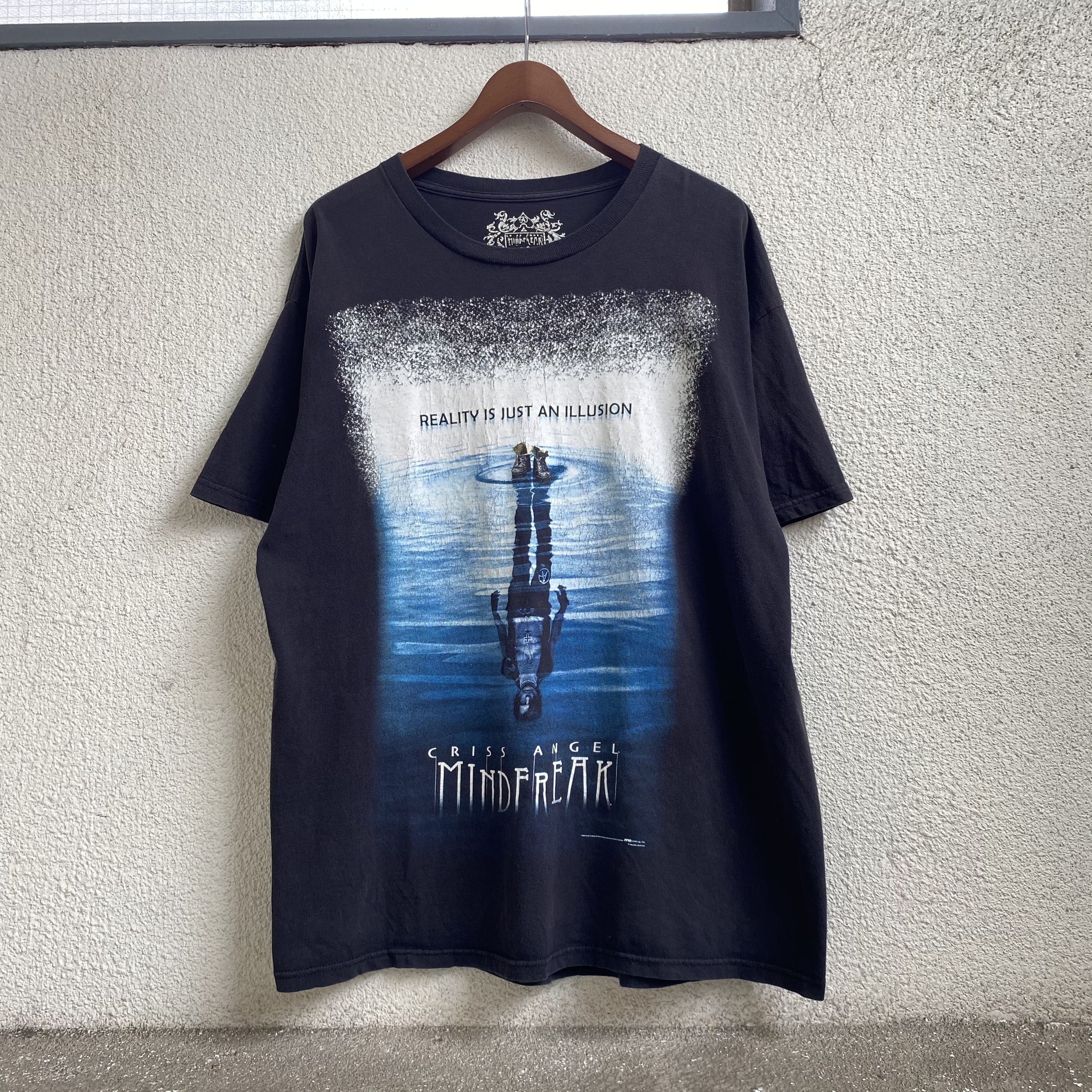 マジシャン クリスエンジェル プリントtee 黒 Xl Slat Albatross Vintage