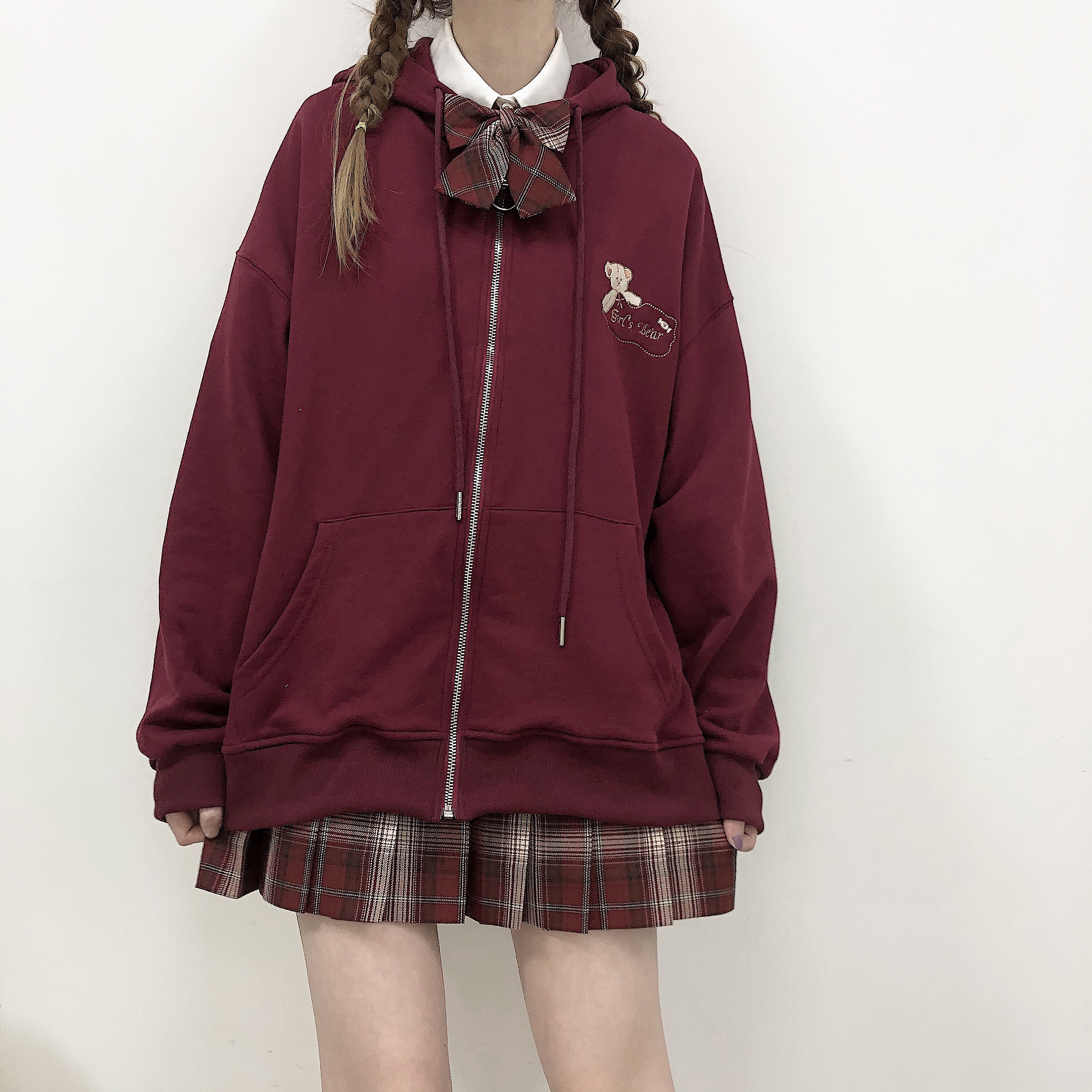 ゆめかわ 全３色 スクールパーカー Paka7 ゆめかわガール