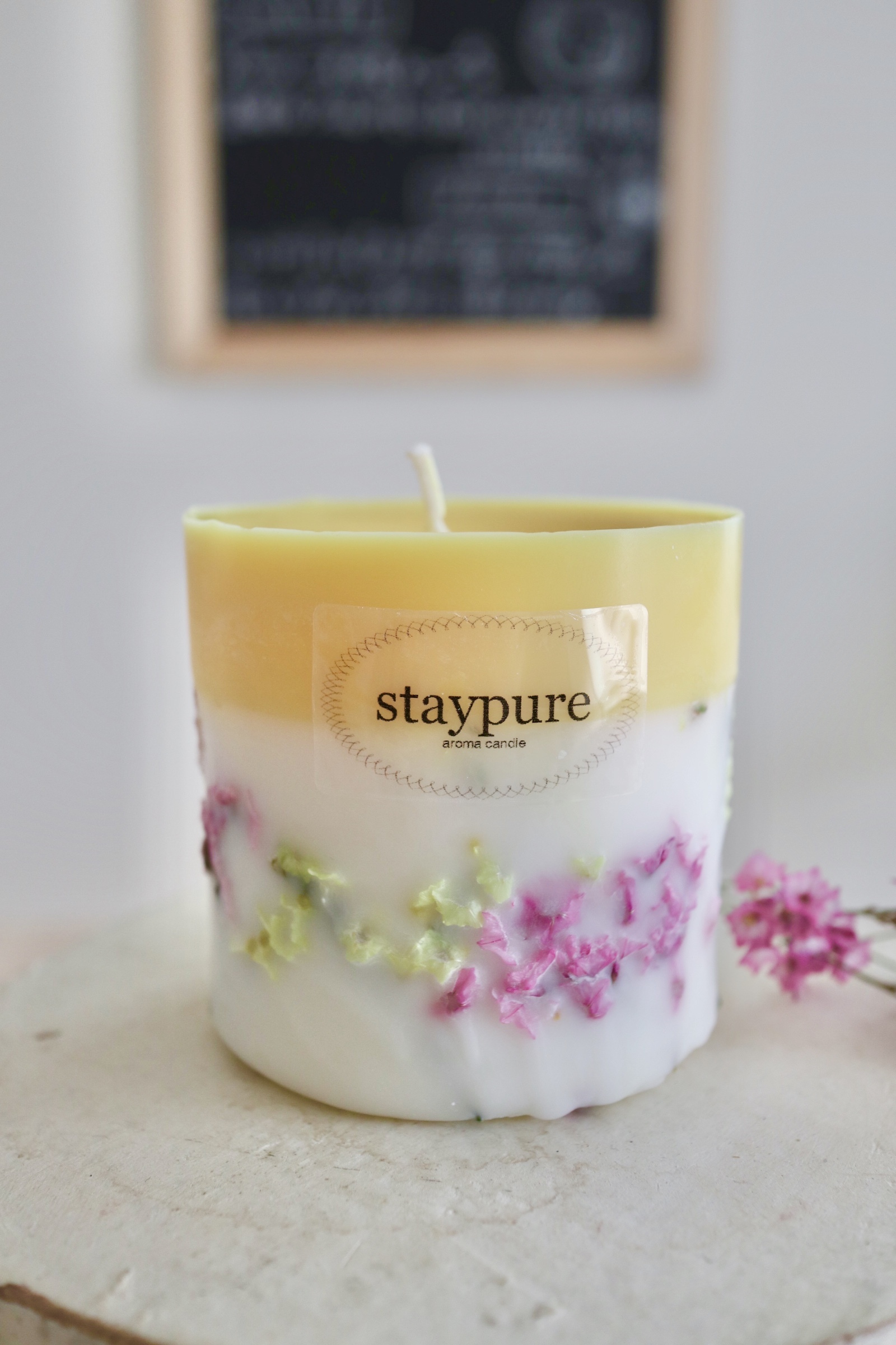 コロナ疲れが吹き飛ぶ いい香り の春かわいいソイキャンドル Staypure