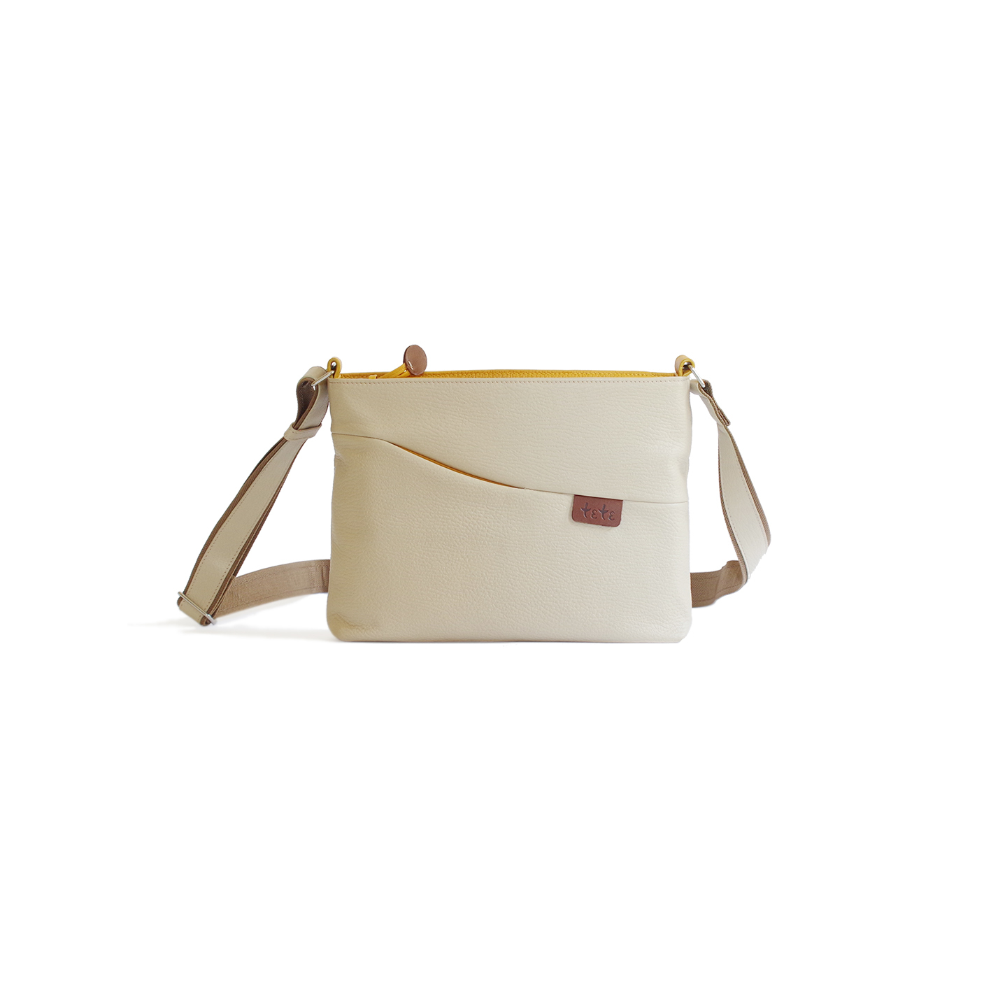 袋果 Newポシェット ホワイト 旅行に便利なショルダーバッグ Tete Bag