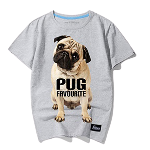 かしげパグ Tシャツ 4色 メンズ セレクトショップ Taeyangday Shop テヤンデイショップ