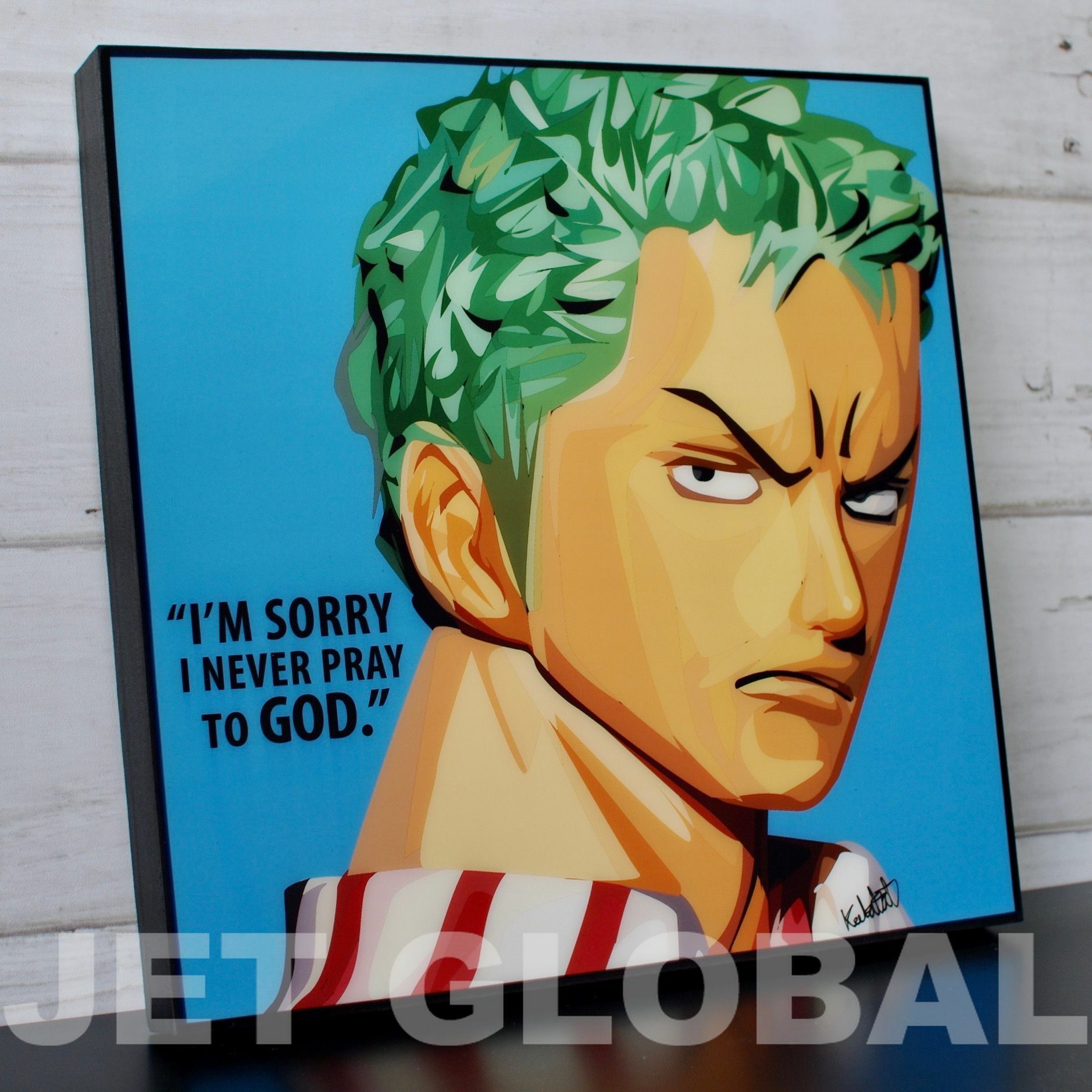 ワンピース ゾロ One Piece Zoro Ver 1 サイズ 26cm Papa Op0004 ポップアートパネル フレーム公式通販サイト 商品数1000点超え