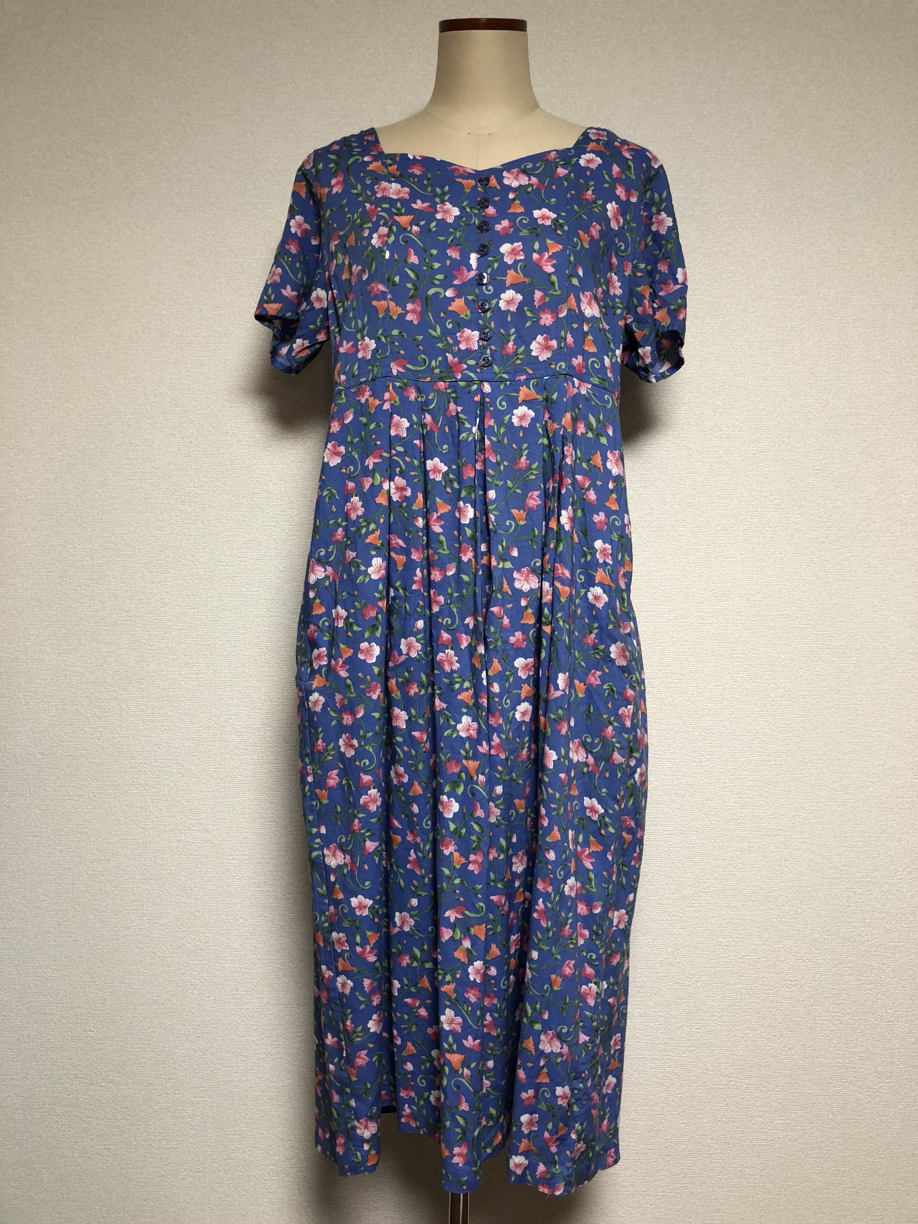 レディース Erika 古着 ワンピース レーヨン 00 Dust Magnet Club ヴィンテージ古着 トレンド古着 アメカジ 90s コレクティブル