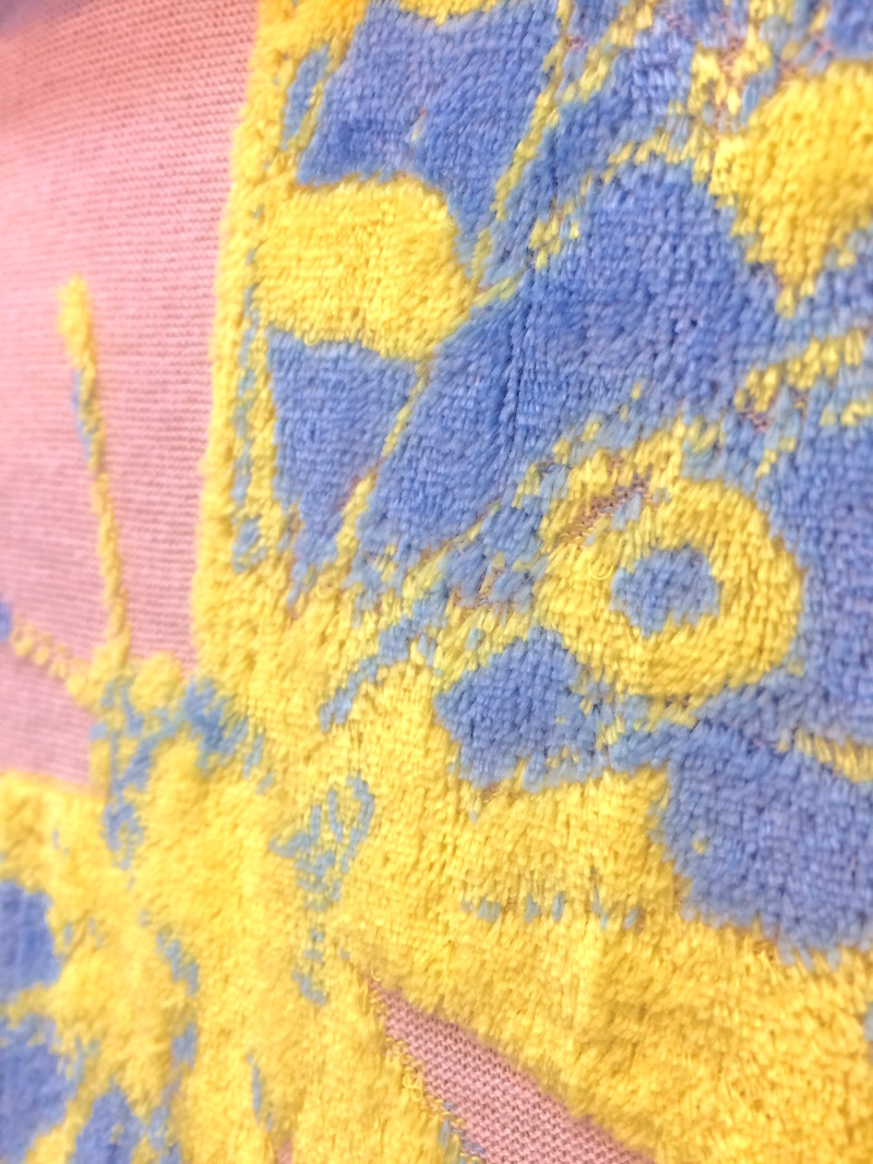 あちゃちゅむ 蝶ジャガードワンピース 2月