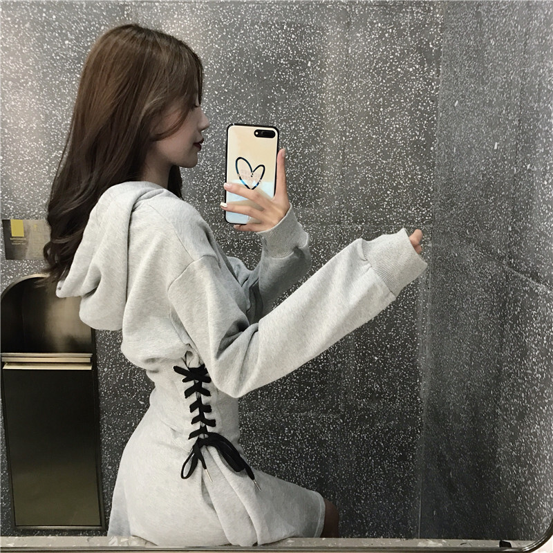 aw サイド編み上げスウェットワンピース 韓国レディースファッション通販 Krex ケーレックス aw サイド編み上げスウェットワンピース 韓国レディースファッション通販 Krex ケーレックス