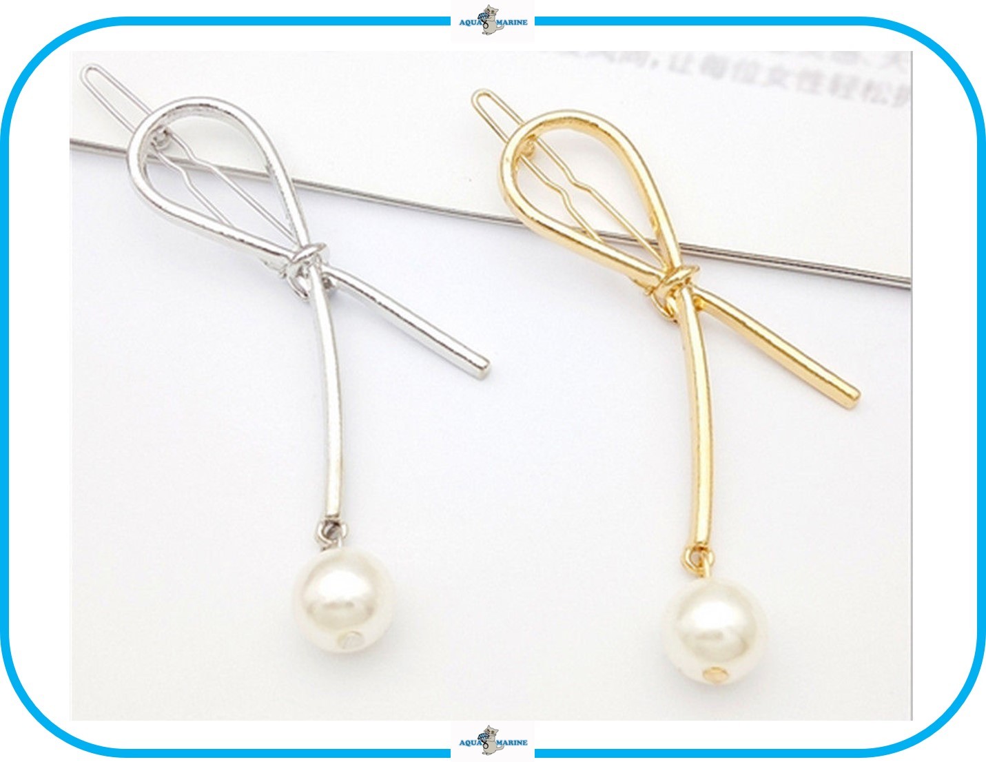 Im10 ヘアピン パール シルバー ゴールド ヘアクリップ アクセサリー 海外インポート オシャレ 大人 可愛い アレンジ Onlineshop Aquamarine