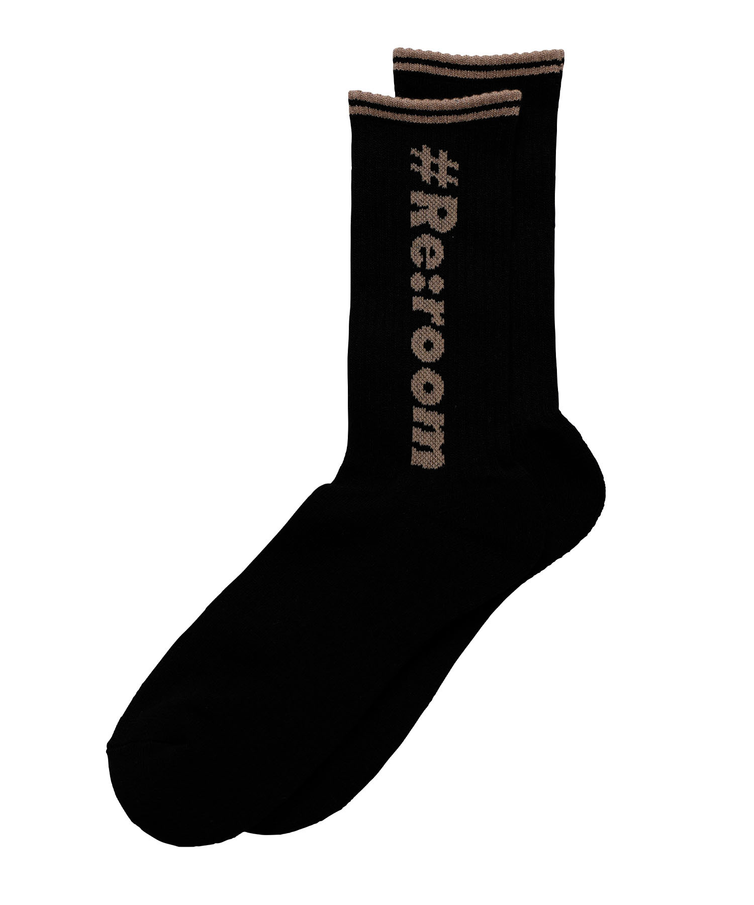 Re Room Logo Line Socks Reg139 Re Room リルーム