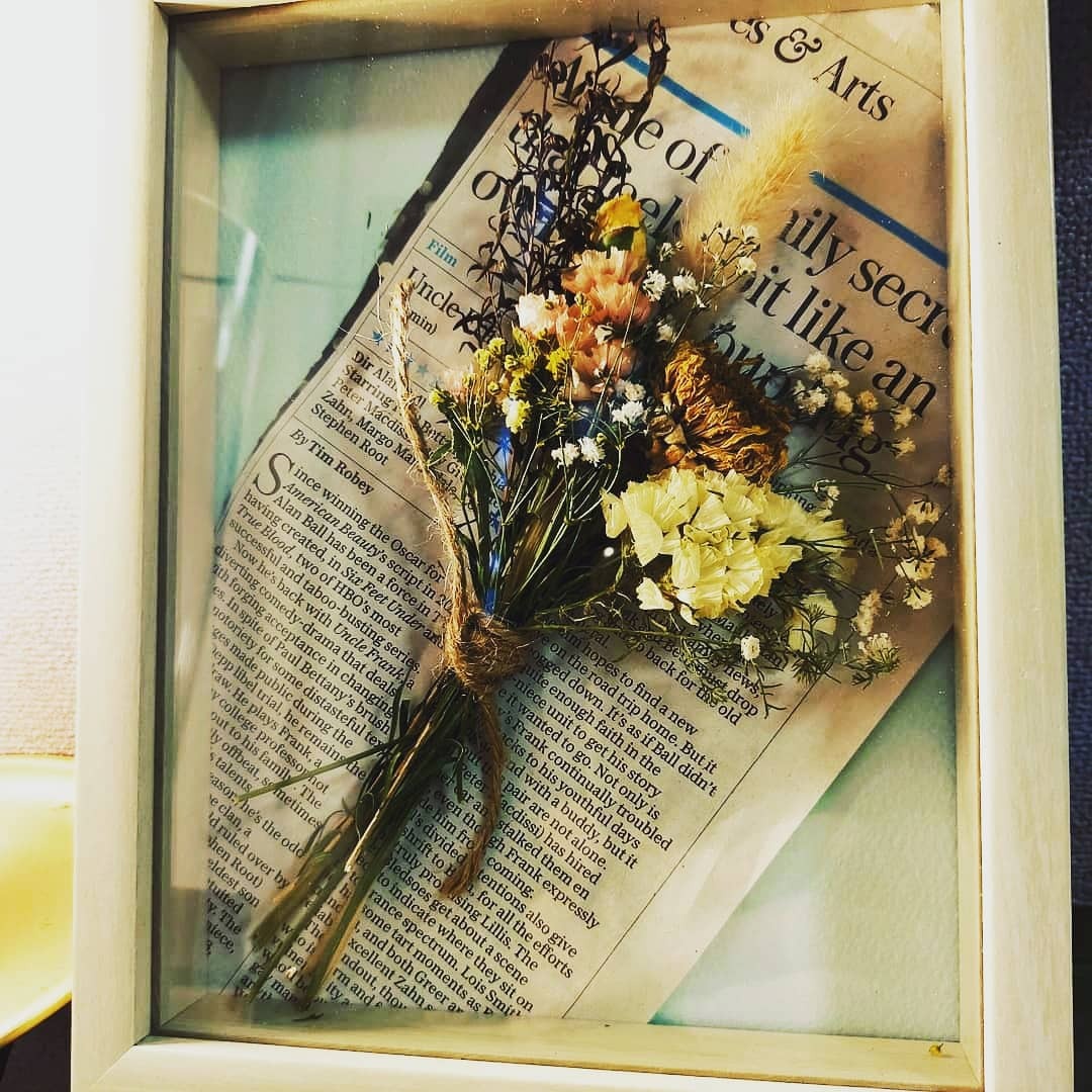 ドライフラワーアートフレーム Ss Dry Flower Art Frame Ss Merry Go Round