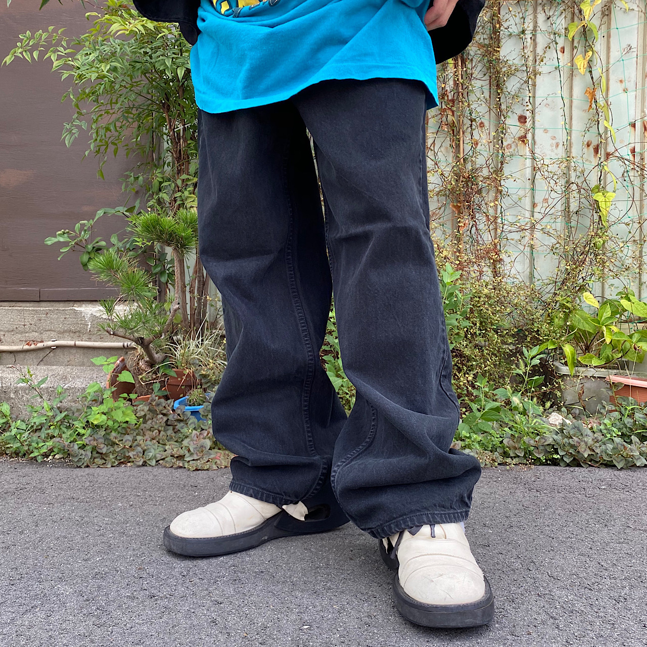 90年代 90s Levi S リーバイス L2 Baggy Fit ワイド バギー デニムパンツ ジーンズ ヴィンテージ ビンテージ ブラック 黒 メンズw32 メンズ 古着 デニムパンツ Cave 古着屋 公式 古着通販サイト