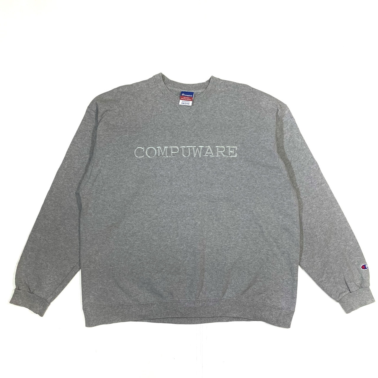 Champion チャンピオン 刺繍ロゴ スウェット トレーナー グレー メンズxxl 古着 スウェット Cave 古着屋 公式 古着通販サイト