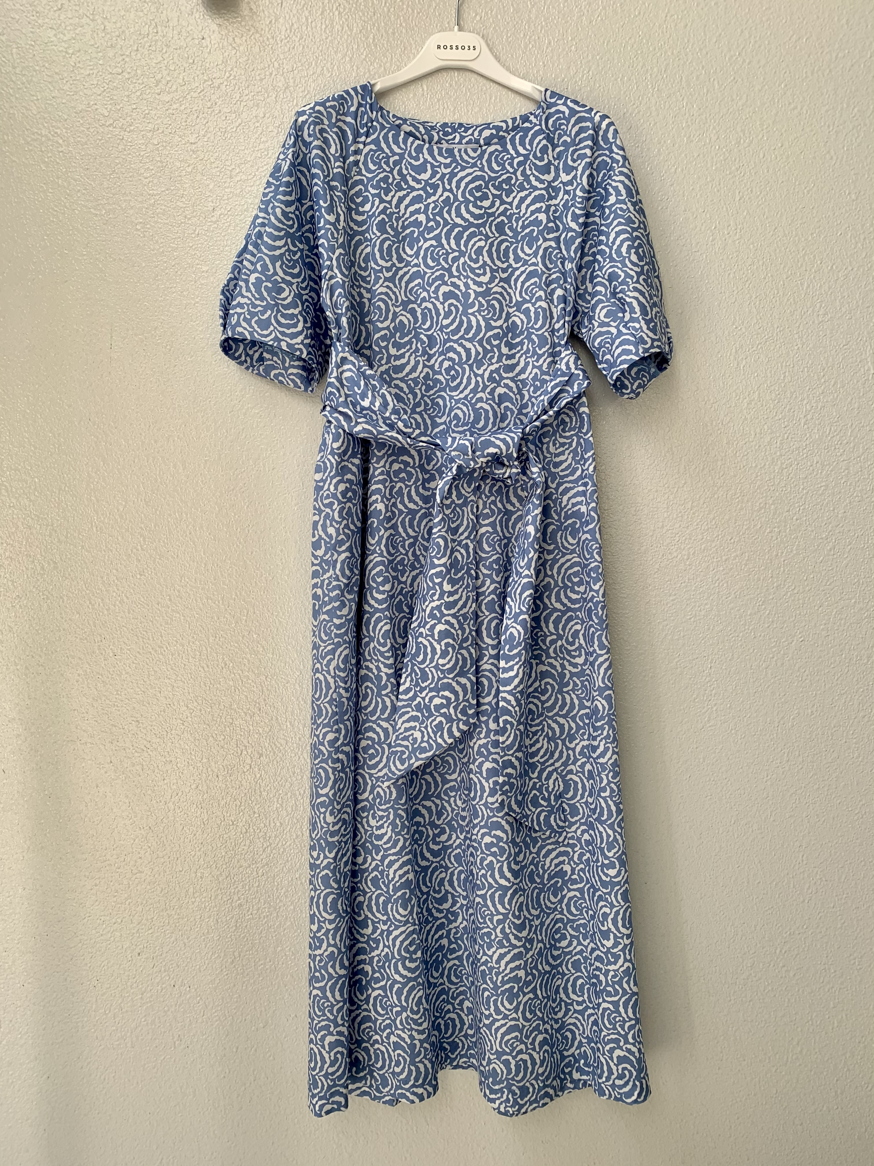 Whyci Milano サッシュベルトプリントワンピース 440 367 フクハラ