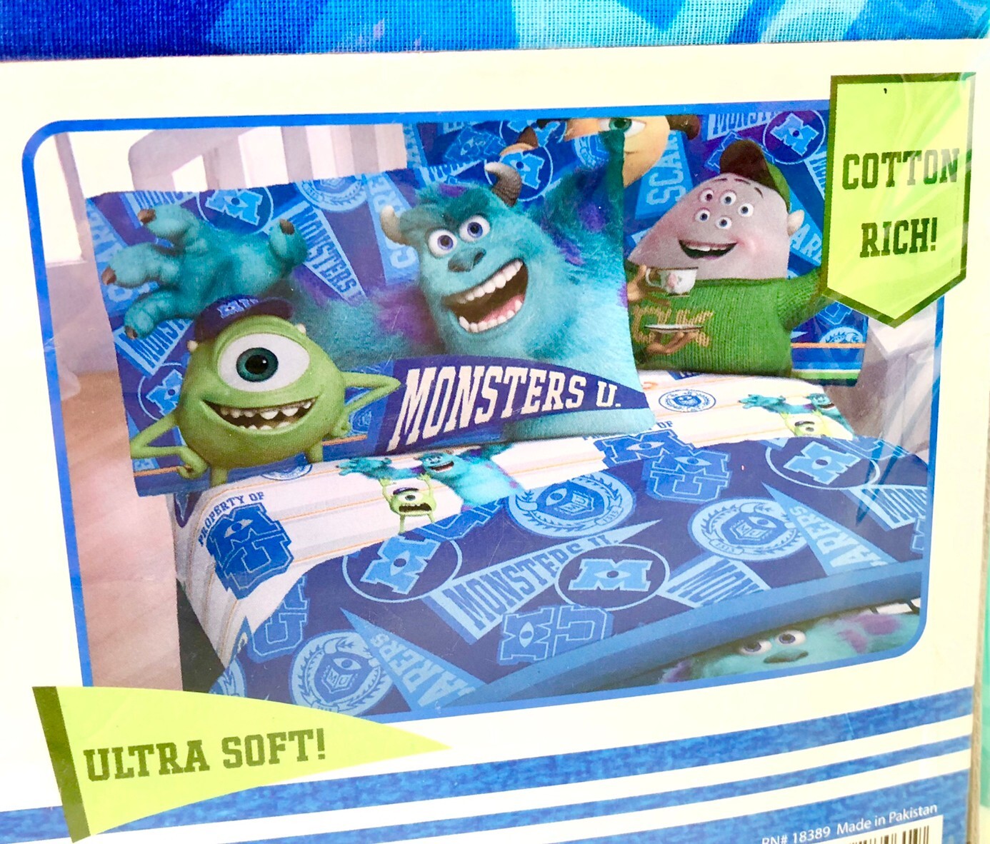 00s モンスターズインク モンスターユニバーシティー ベッドシーツ ピロケース3点セット Disney Pixar Monsters University Twin Sheet Set The Puppez E Shop ザ パペッツ松本 Webショップ