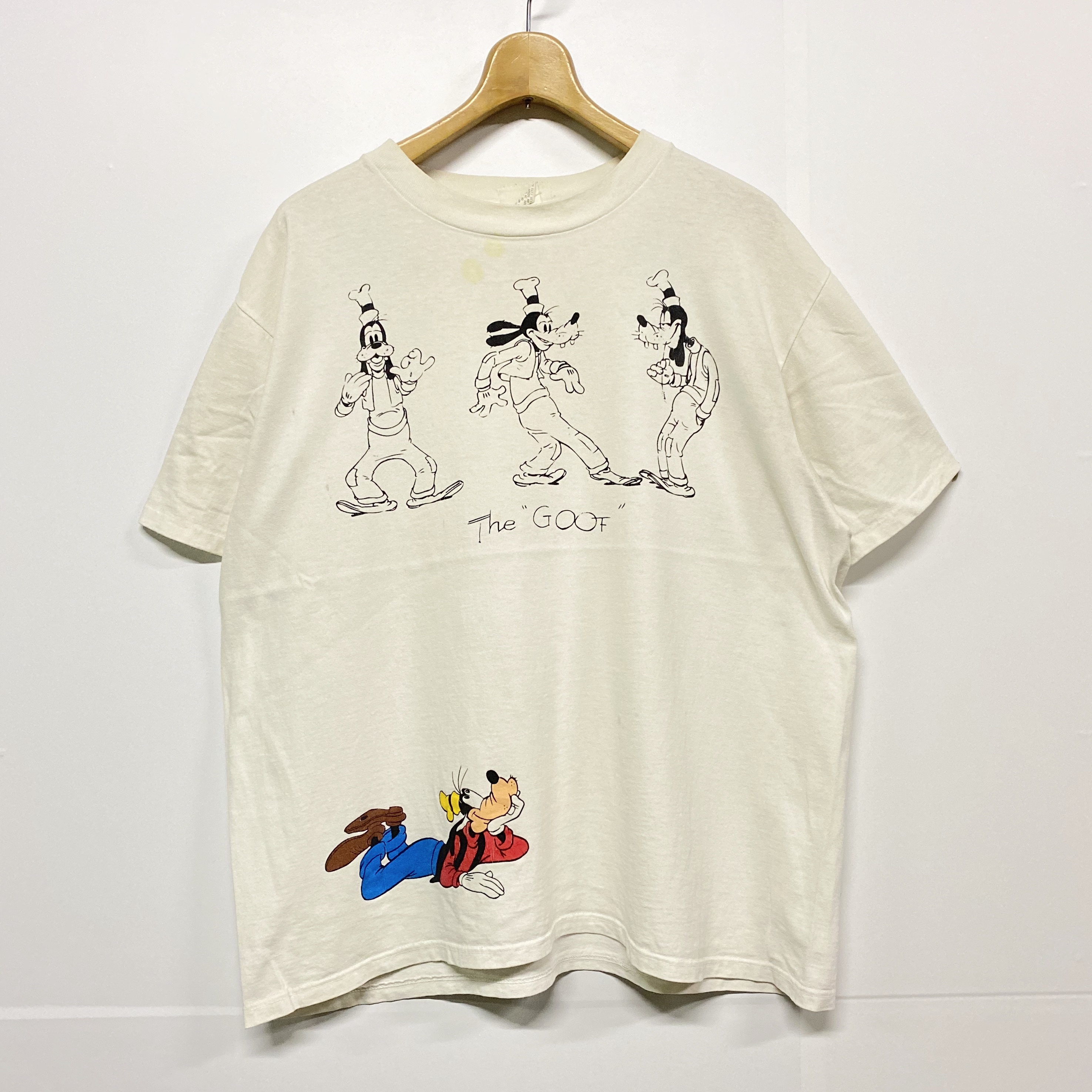90年代 Disney ディズニー グーフィー プリントtシャツ キャラクターtシャツ ヴィンテージ メンズ 古着 Tシャツ Sa Al2109 Cave 古着屋 公式 古着通販サイト