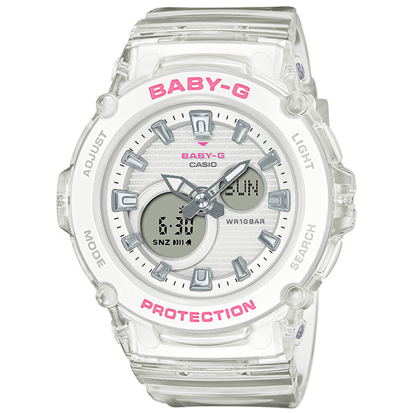 Baby G Bga 270s 7ajf ストリートスケルトン ホワイト レディース腕時計 カシオ正規品 栗田時計店 Seiko G Shock フェラーリ 時計ベルトの専門店