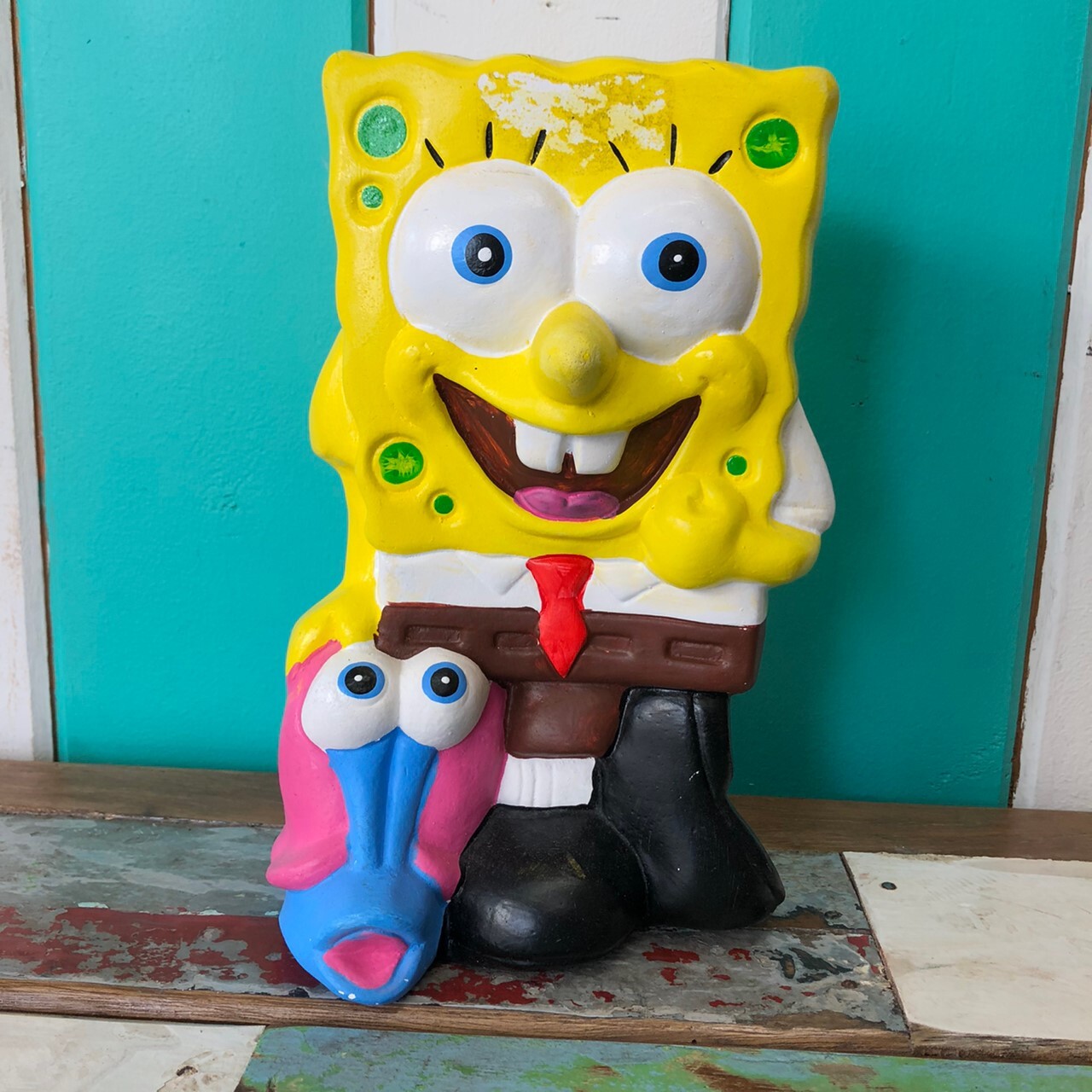 Spongebob Squarepants Bob Gary Ceramics Coin Bank スポンジボブ ボブ ゲイリー 陶器 コインバンク The Puppez E Shop ザ パペッツ松本 Webショップ