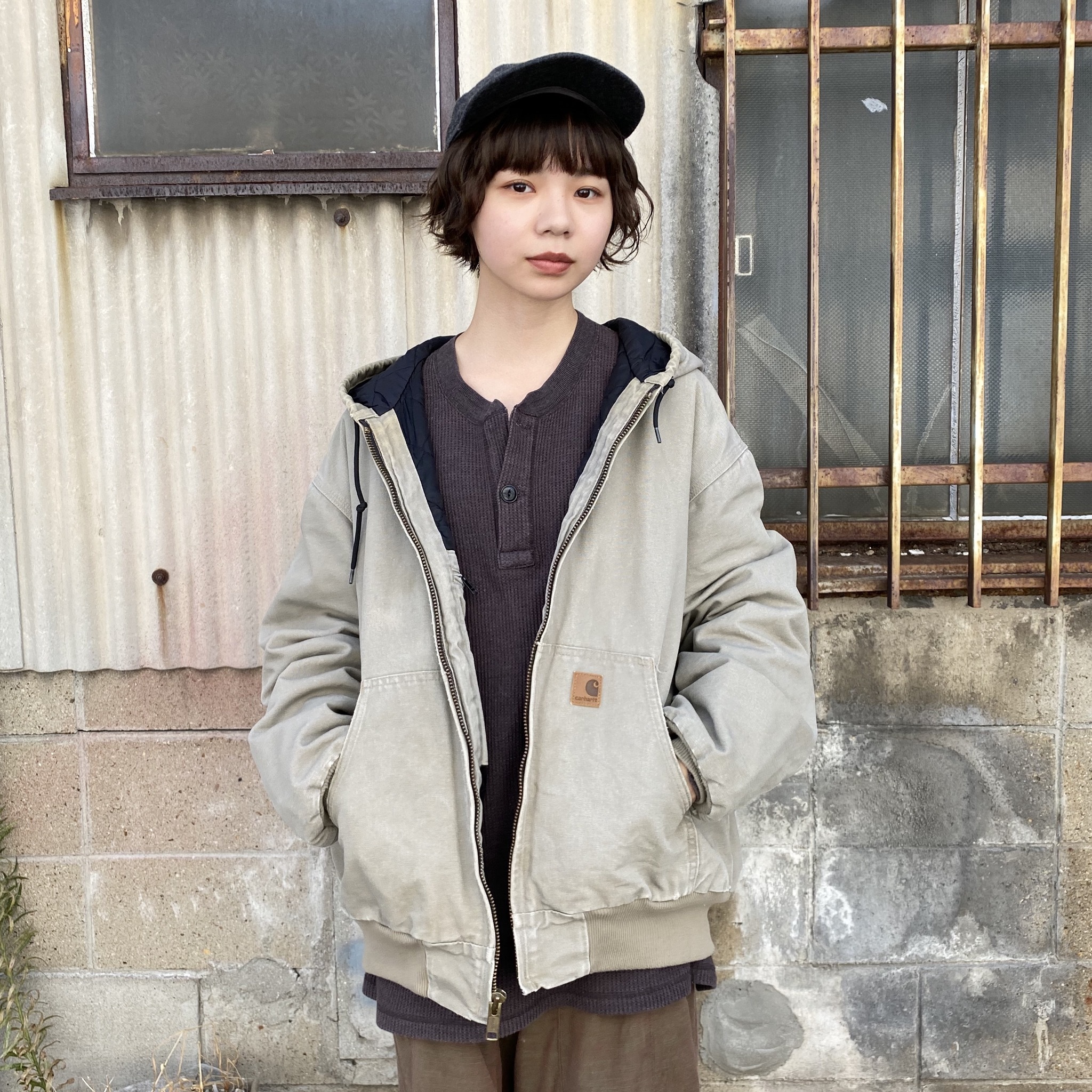 Carhartt クイックダック アクティブジャケット ベージュ Ltwinkle_outer